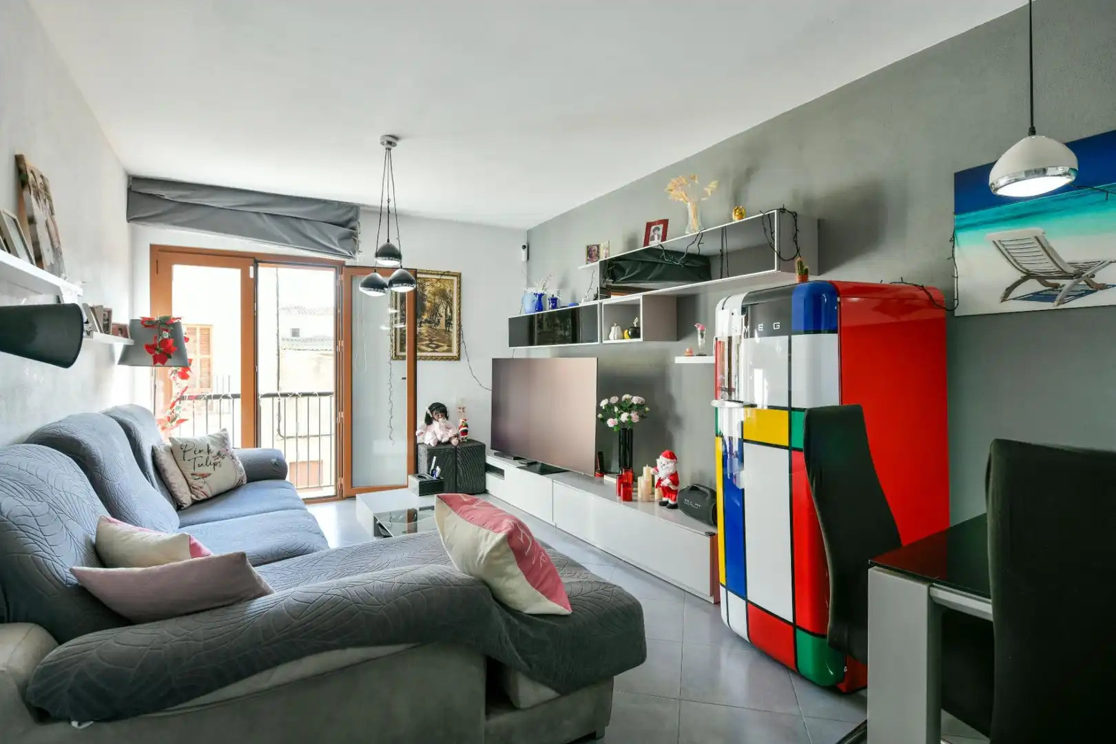Sala de estar de Piso en venta en Campos con Aire acondicionado, Terraza y Amueblado