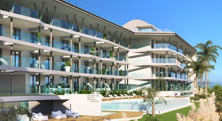 Vista exterior de Apartament de lloguer en Marbella amb Aire condicionat, Jardí privat i Parquet