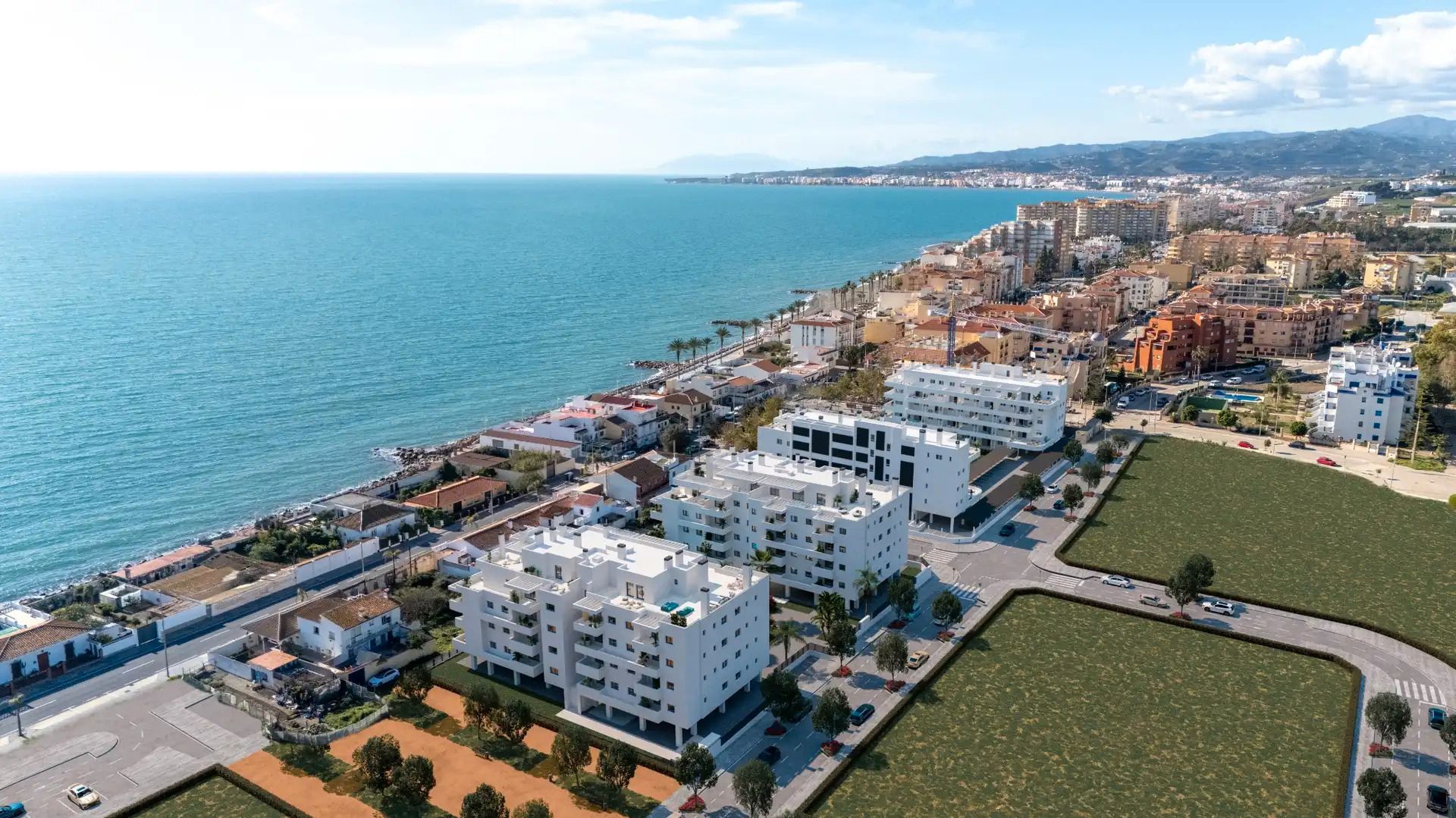 Exterior view of Flat for sale in Algarrobo  with Air Conditioner, Heating and Terrace