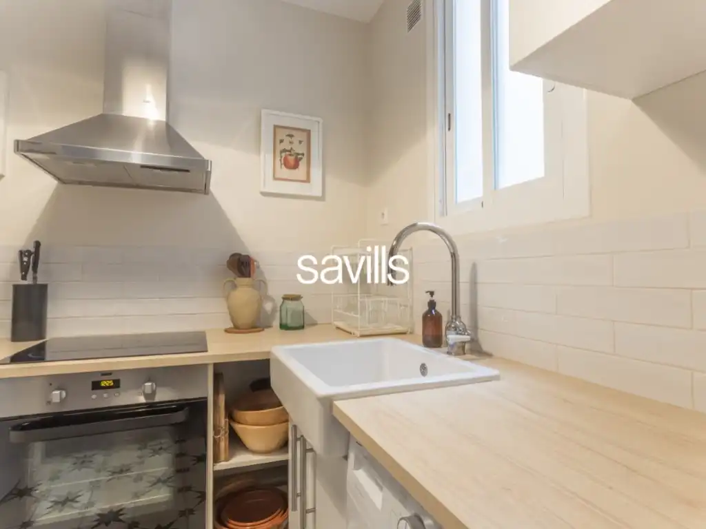 Cocina de Apartamento en venta en Barcelona con Aire acondicionado y Terraza