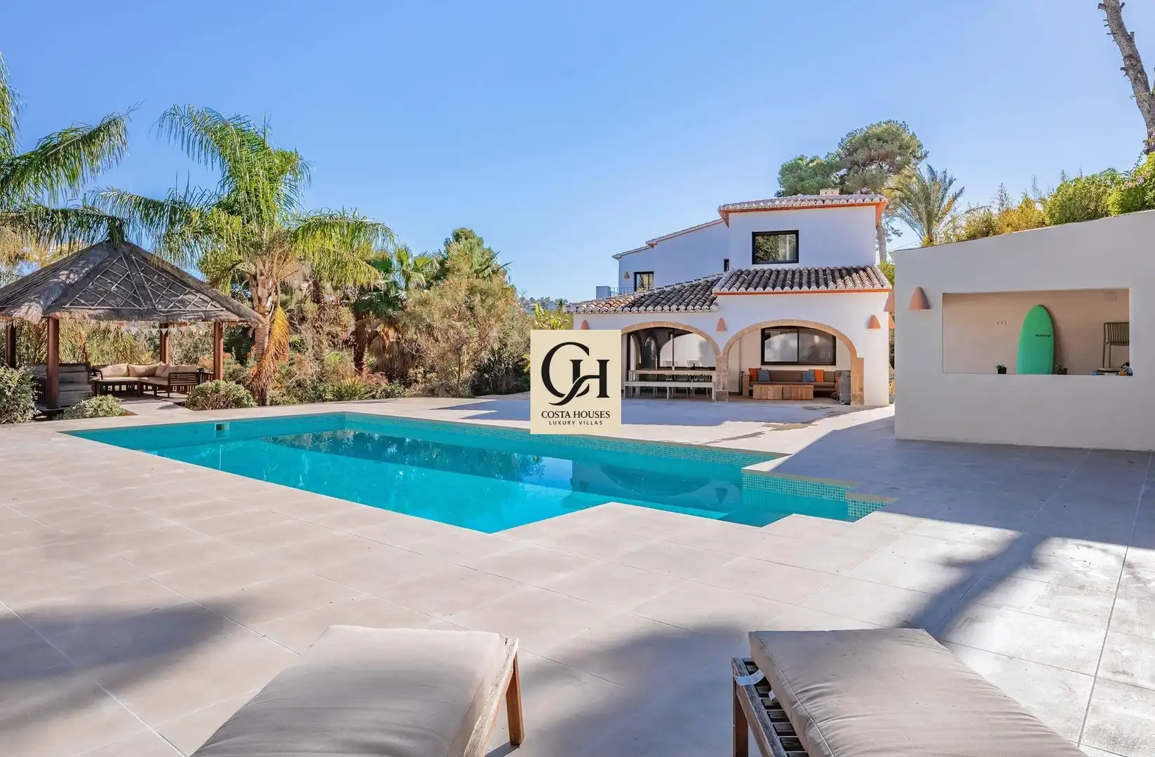 Swimming pool of Houses for sale in Cap Martí - El Tossalet - Pinomar
