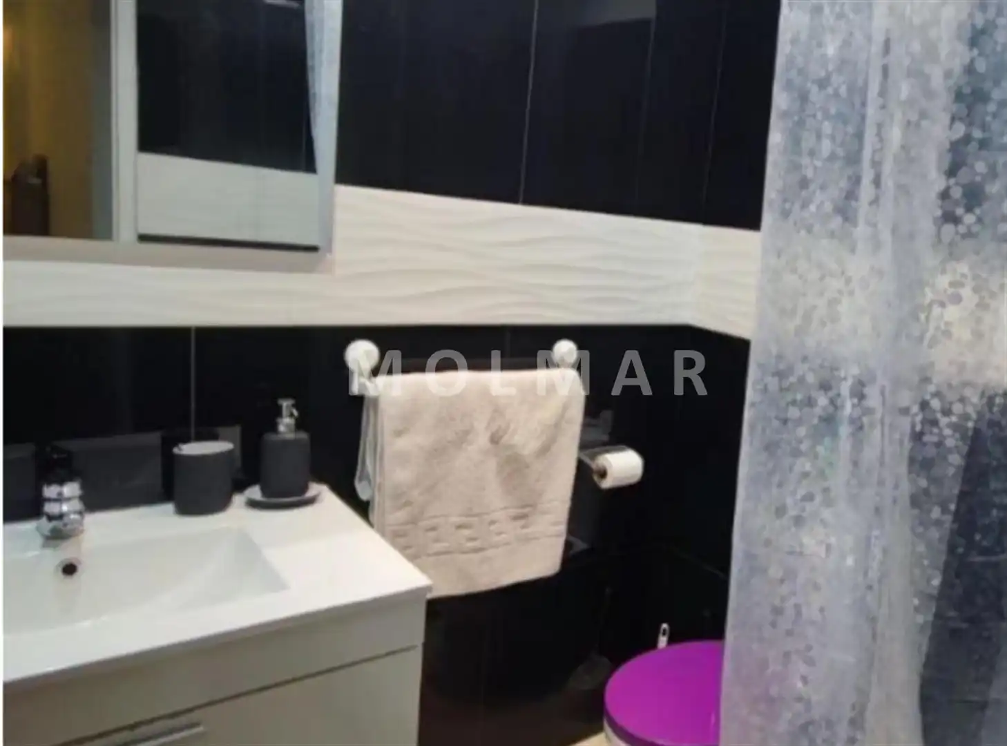 Bathroom of Flat for sale in Burriana / Borriana  with Storage room, Balcony and Internet