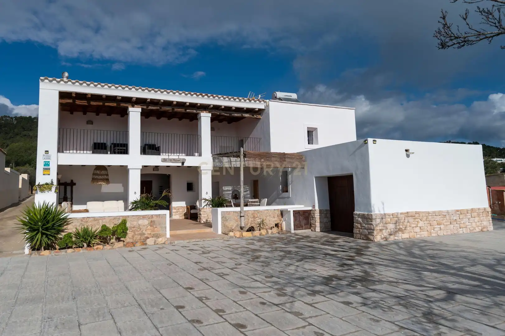 Außenansicht von Haus oder Chalet zur Miete in Sant Josep de sa Talaia mit Klimaanlage, Privatgarten und Möbliert