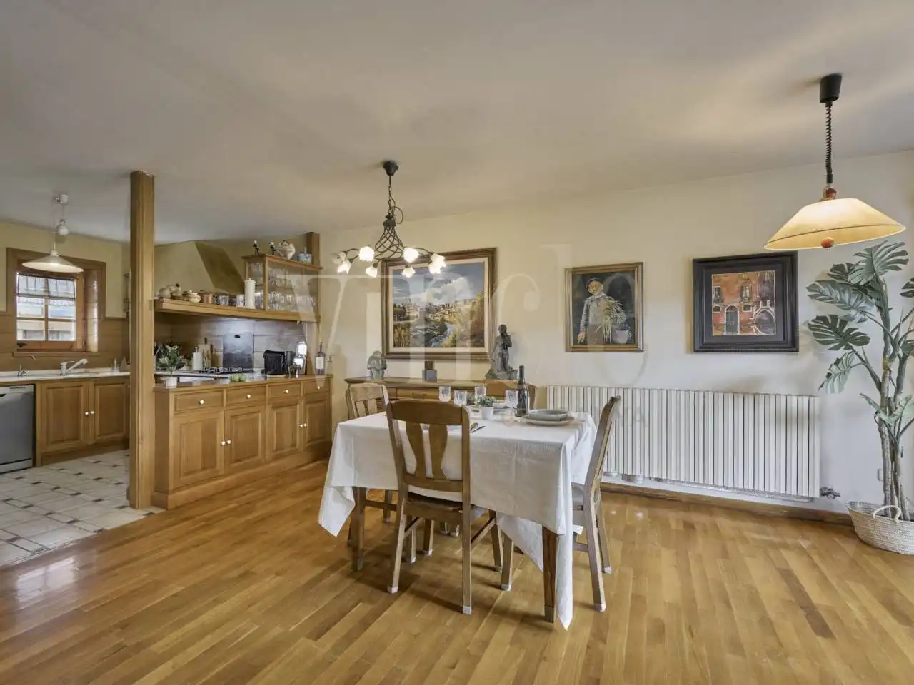 Dining room of Detached homes for sale in Puigcerdà  with Heating, Parquet flooring and Terrace