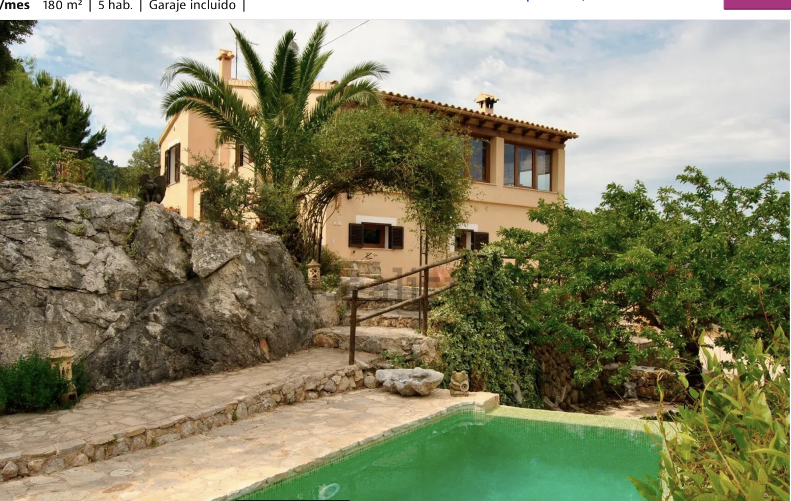Exterior view of House or chalet to rent in Esporles  with Air Conditioner, Heating and Terrace