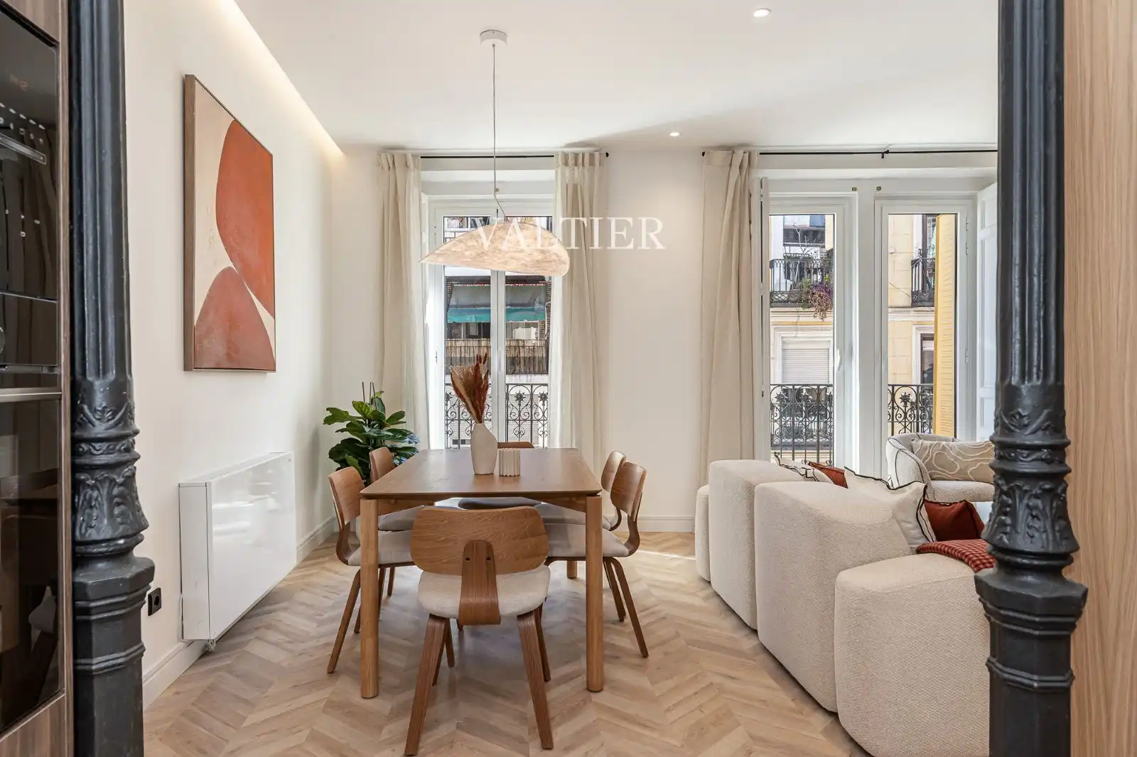 Living room of Attic for sale in Madrid  with Air Conditioner, Terrace and Furnished