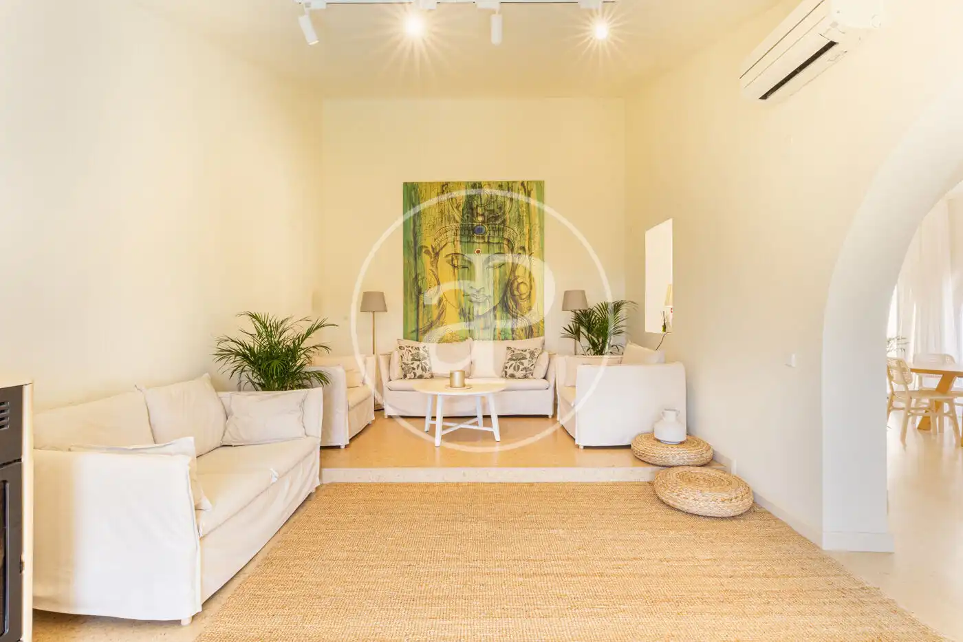 Sala de estar de Finca rústica en venta en Albalat dels Tarongers con Calefacción, Jardín privado y Terraza