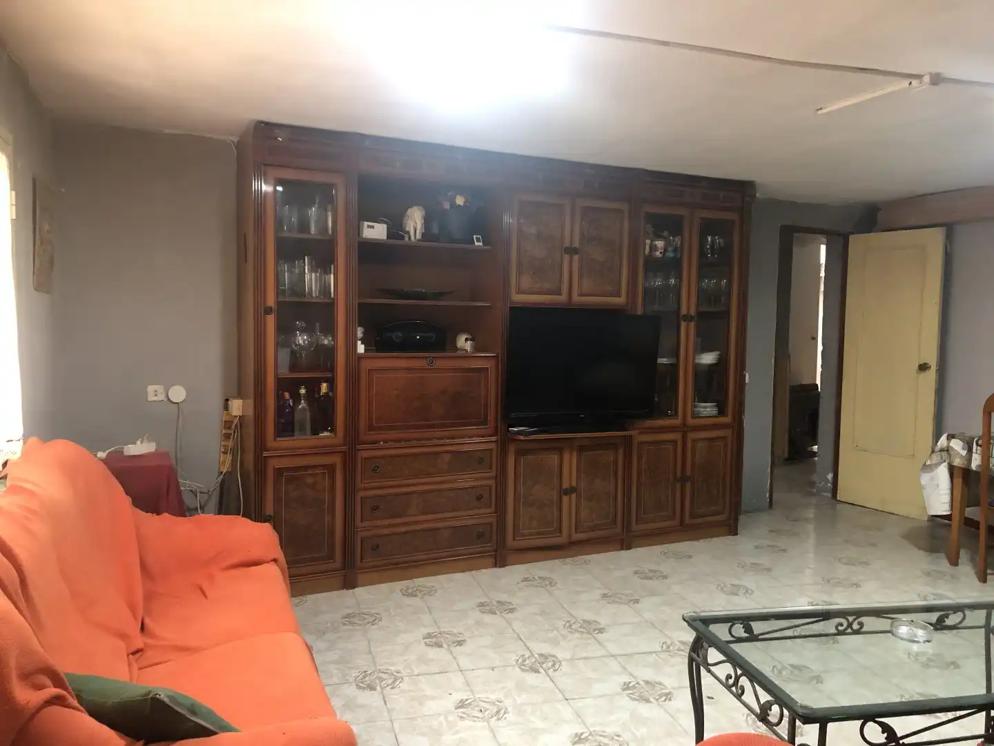 Sala de estar de Finca rústica en venta en Fuente el Olmo de Fuentidueña con Jardín privado