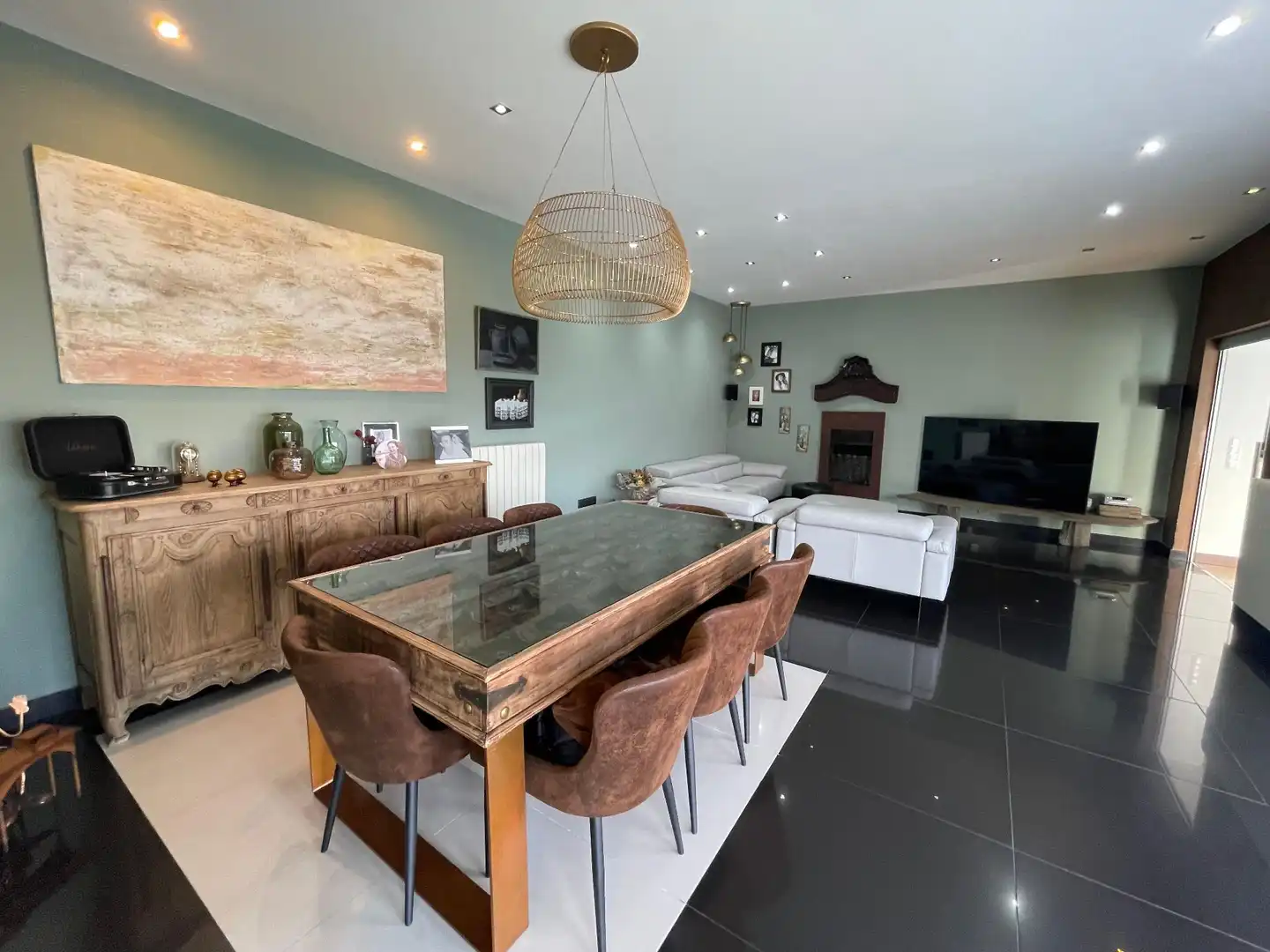 Comedor de Casa o chalet en venta en Fogars de la Selva con Aire acondicionado, Calefacción y Jardín privado