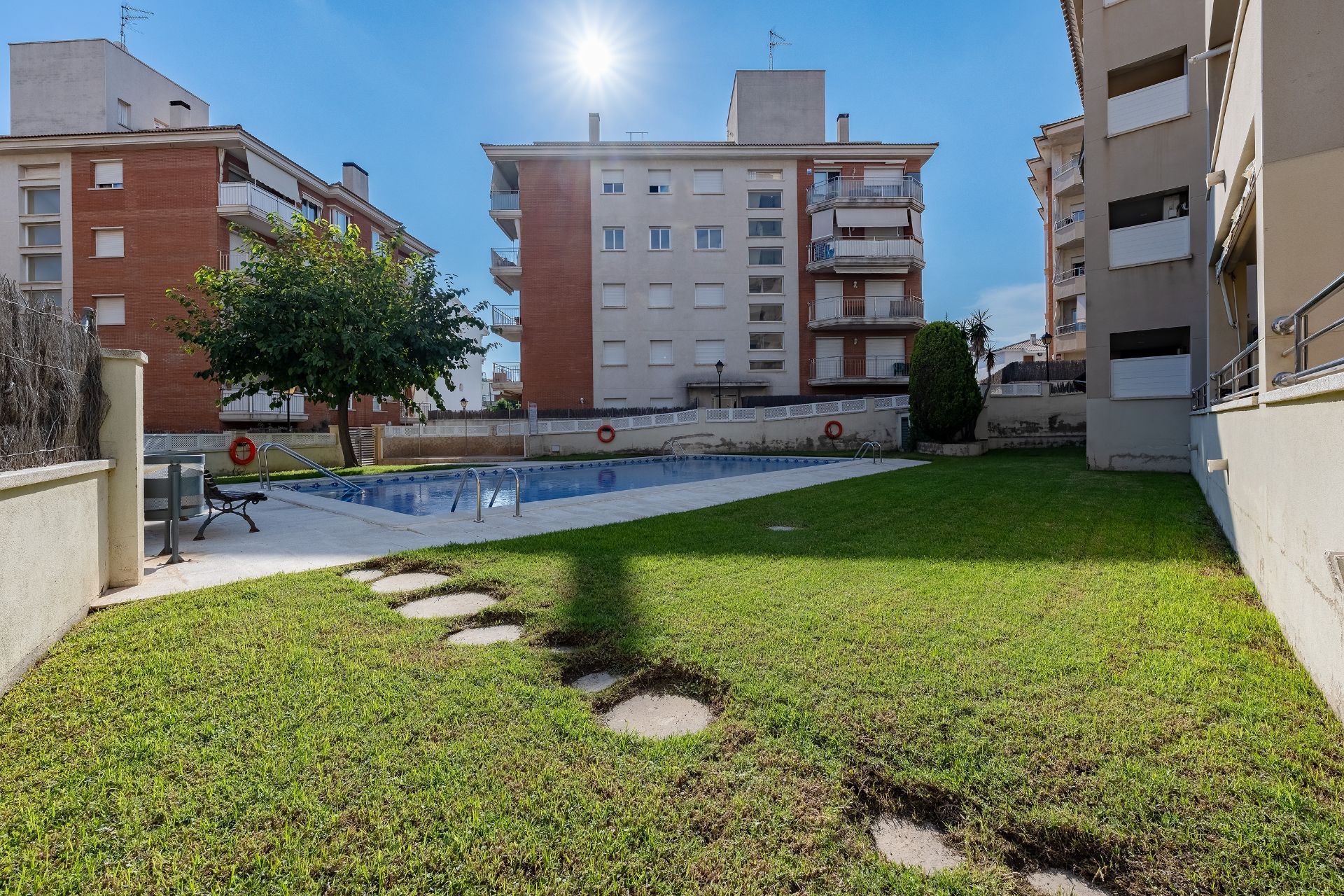 Swimming pool of Flat for sale in Calafell  with Air Conditioner, Heating and Terrace