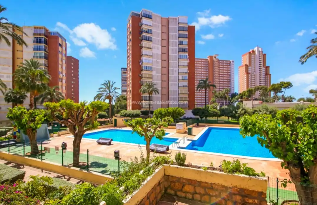 Exterior view of Flat for sale in Benidorm  with Furnished