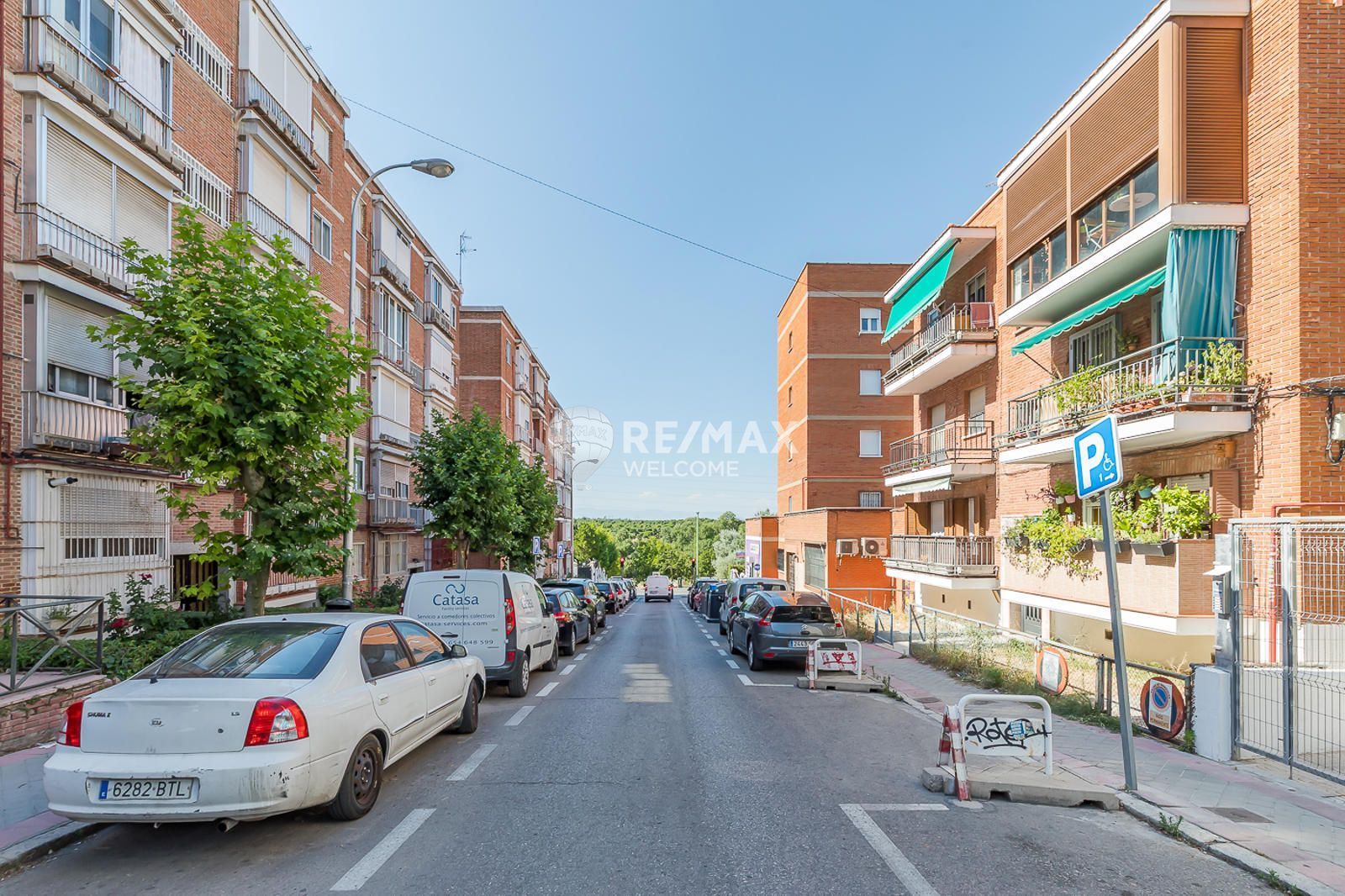 Vista exterior de Pis en venda en  Madrid Capital amb Calefacció i Terrassa