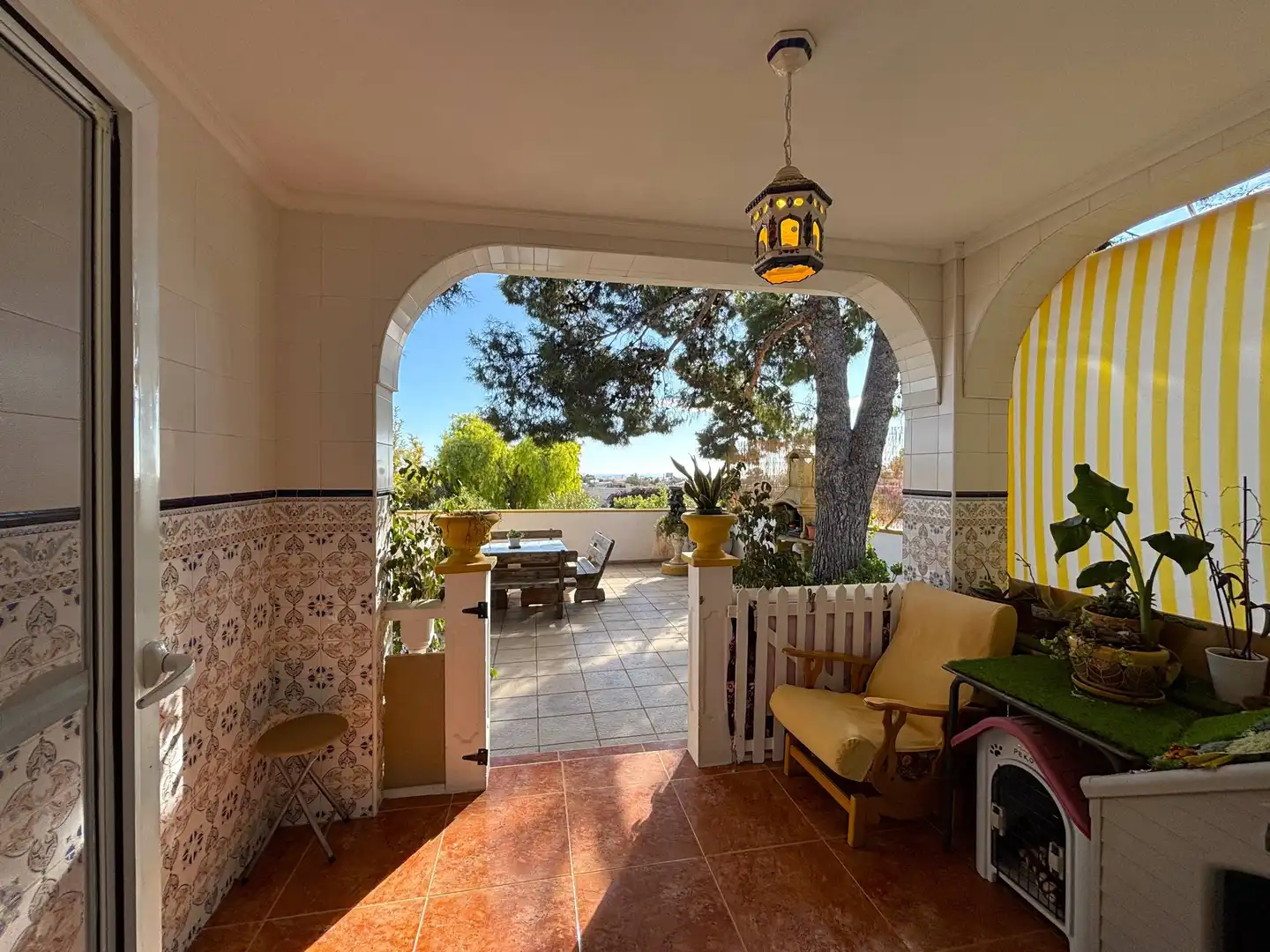 Terraza de Casa o chalet en venta en Alicante / Alacant con Aire acondicionado, Jardín privado y Trastero