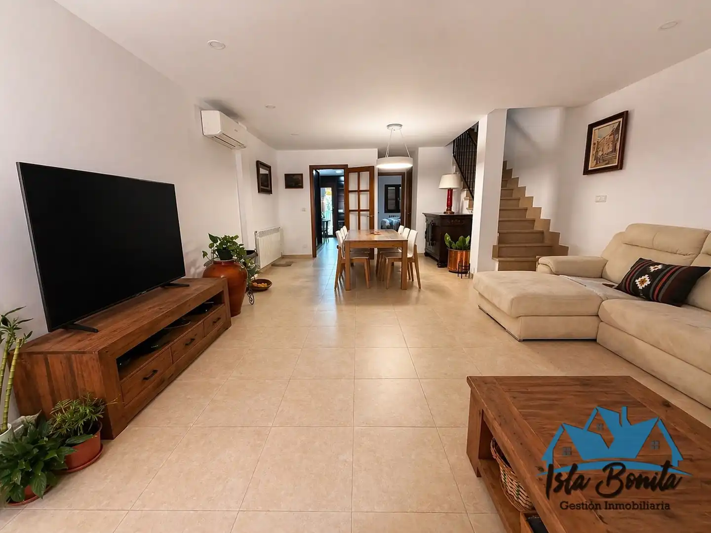 Sala de estar de Casa adosada en venta en Marratxí con Aire acondicionado, Calefacción y Terraza