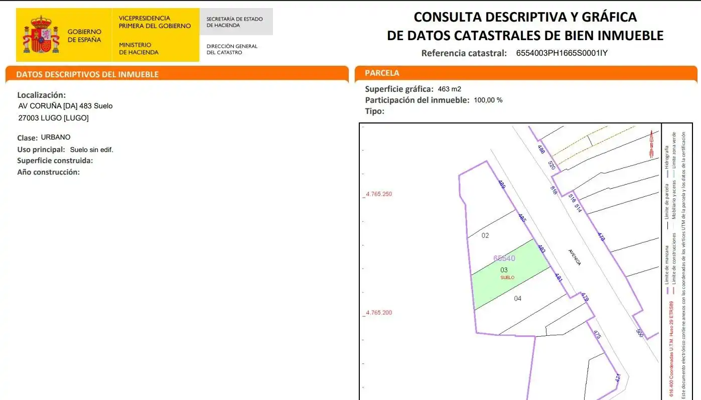 Terreni e lotti in vendita a Avenida de la Coruña 481, imagen 2