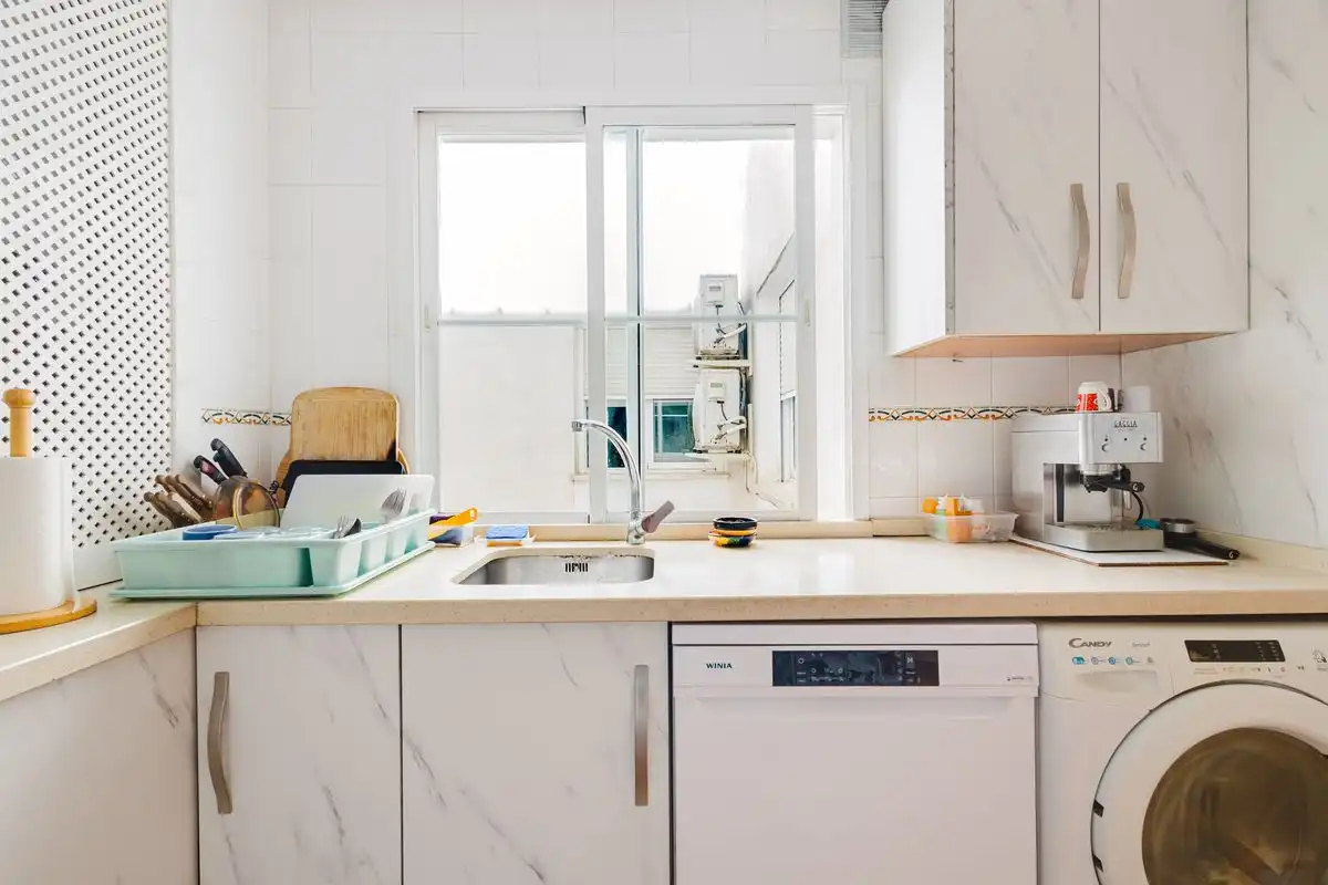 Kitchen of Flat for sale in Alhaurín El Grande  with Air Conditioner, Heating and Terrace