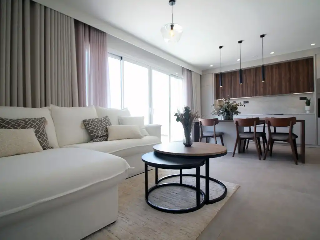 Sala de estar de Casa o chalet en venta en Pilar de la Horadada con Aire acondicionado, Jardín privado y Piscina