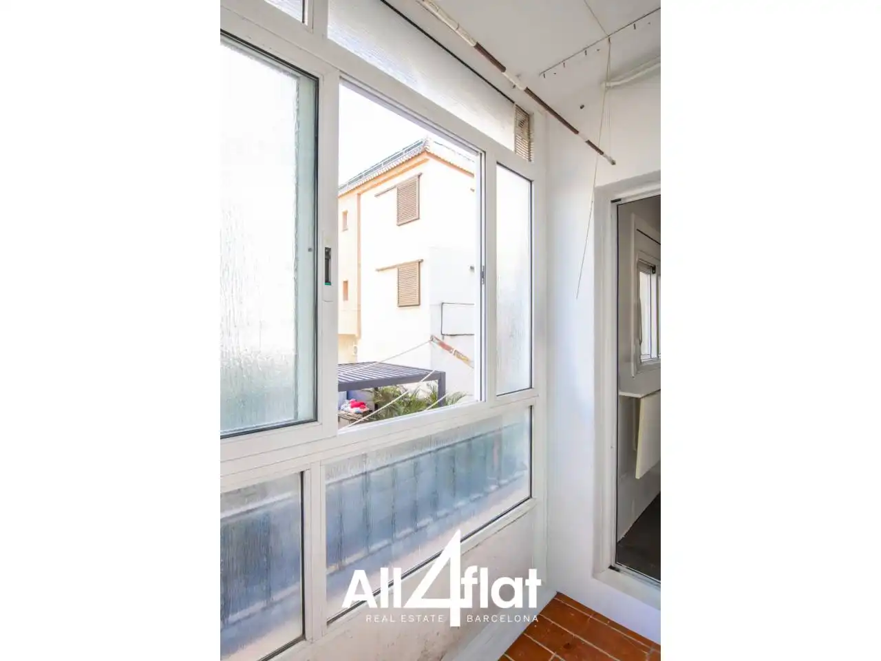 Balcony of Flat for rent in Esplugues de Llobregat  with Air Conditioner, Heating and Parquet flooring