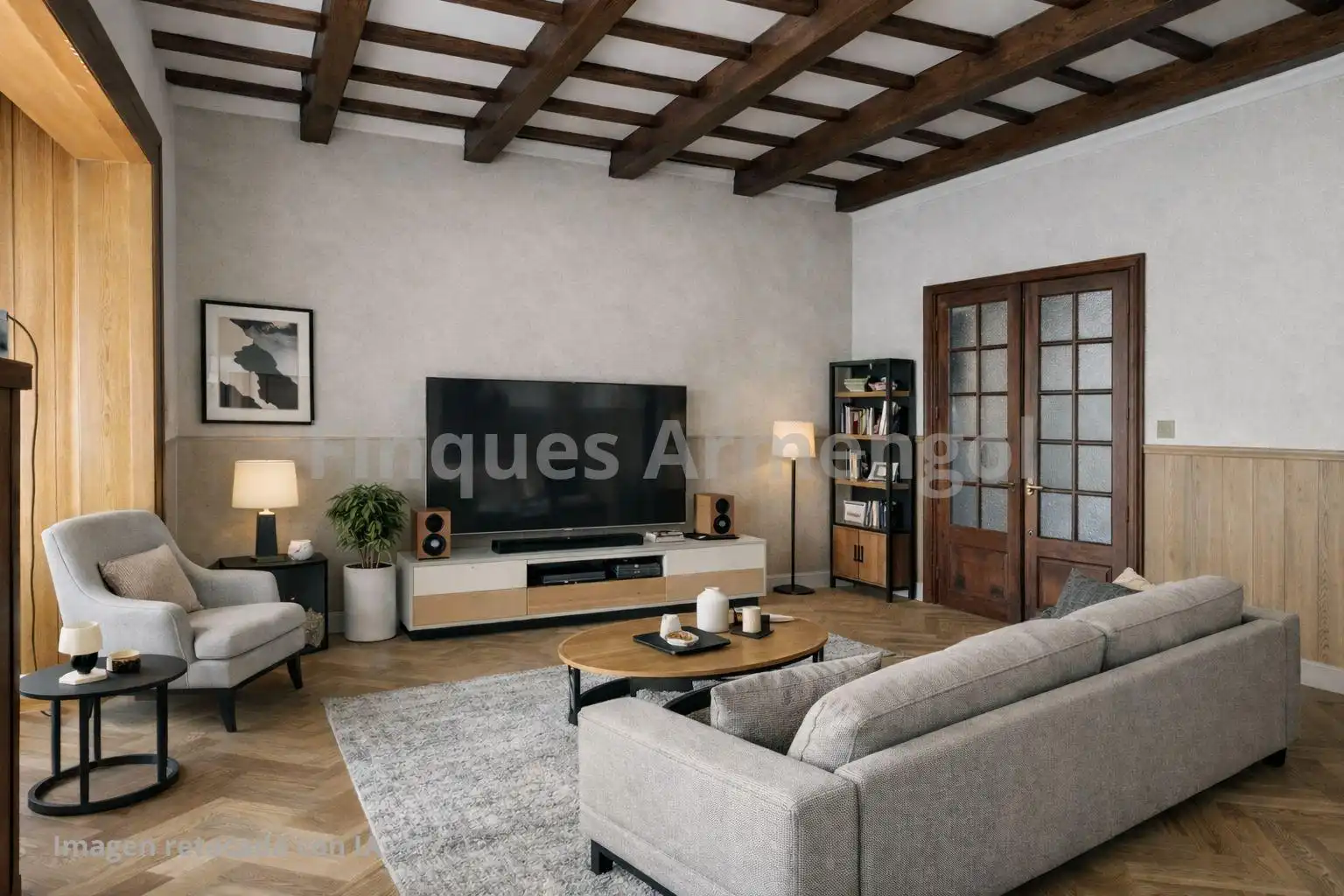 Sala d'estar de Finca rústica en venda en Maó - Mahón amb Jardí privat, Terrassa i Traster