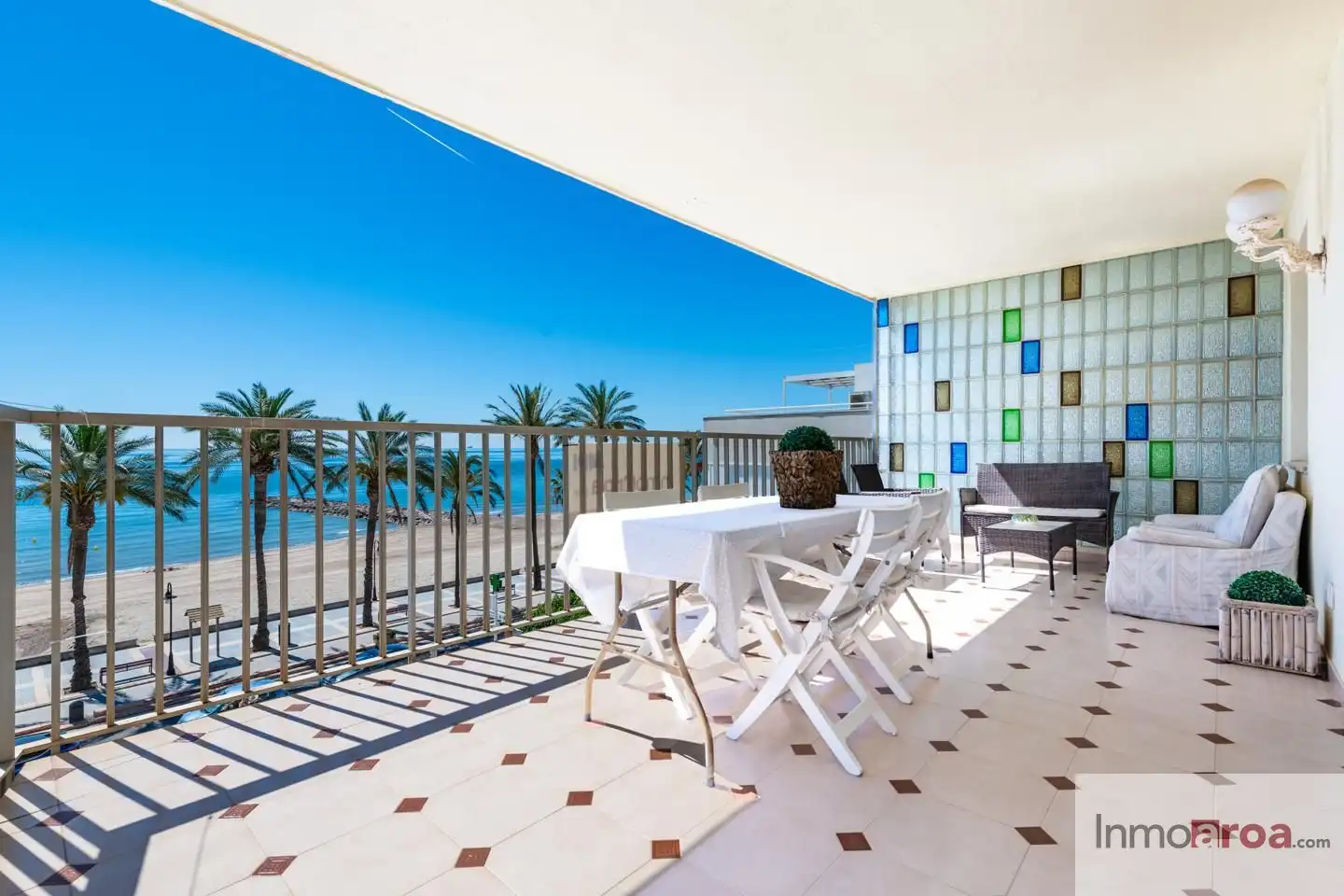 Terrasse von Wohnung zum Verkauf in Benicasim / Benicàssim mit Terrasse und Gemeinschaftspool