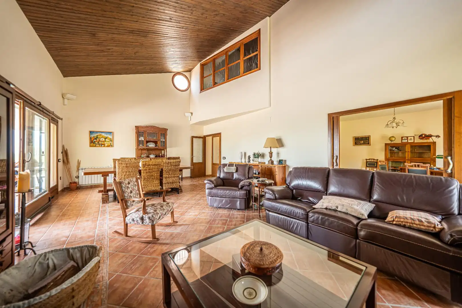 Sala d'estar de Finca rústica en venda en Biar amb Calefacció, Jardí privat i Terrassa