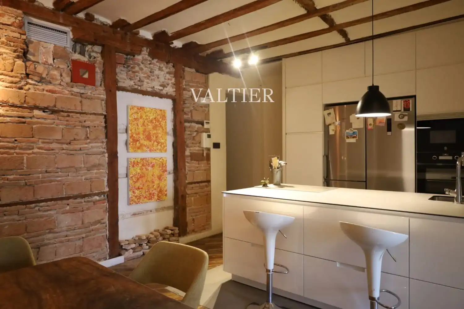 Kitchen of Flat for rent in Madrid  with Air Conditioner, Storage room and Furnished