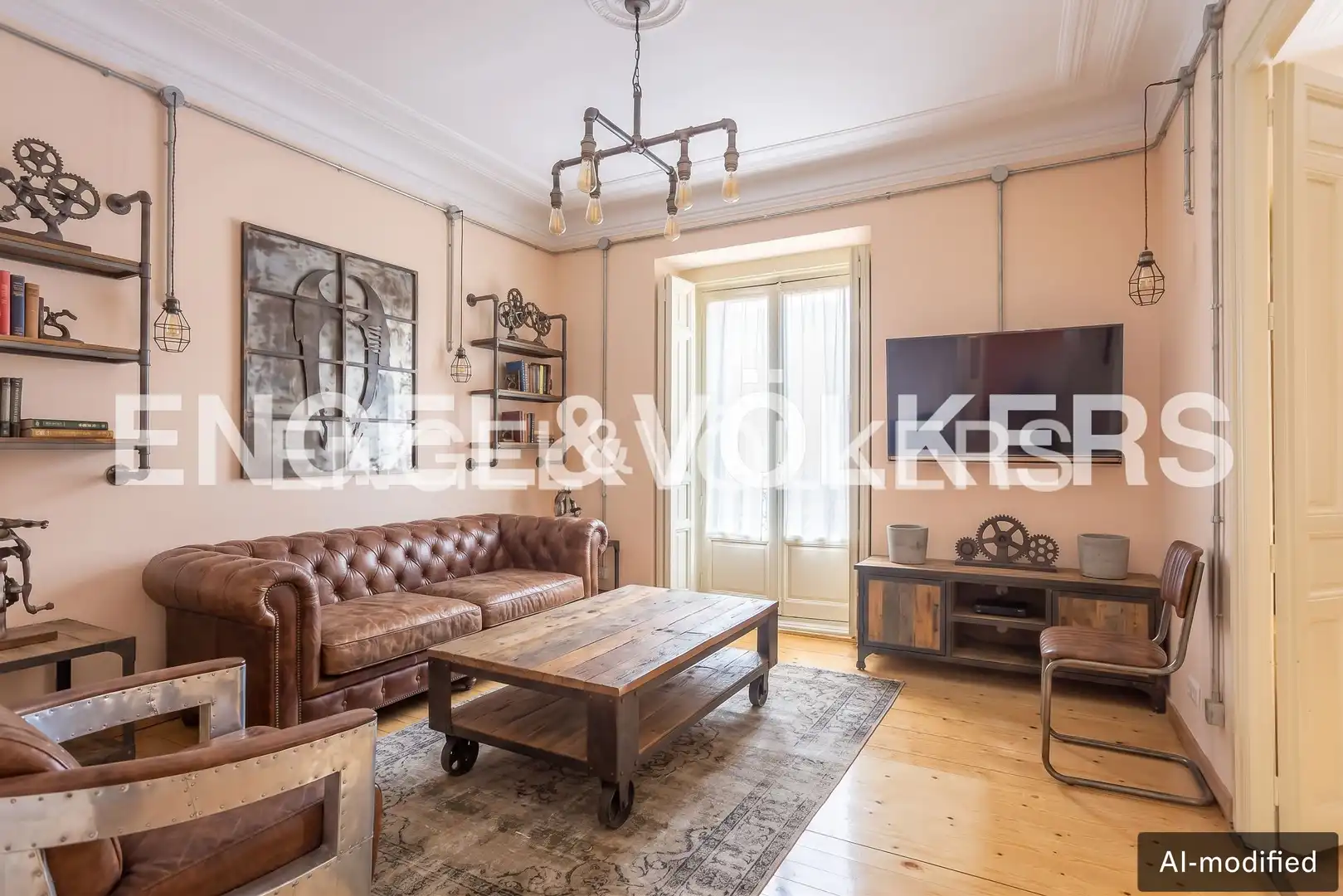 Sala d'estar de Pis en venda en Centro