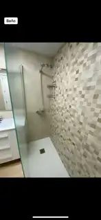 Baño de Piso de alquiler en Málaga con Aire acondicionado, Terraza y Amueblado