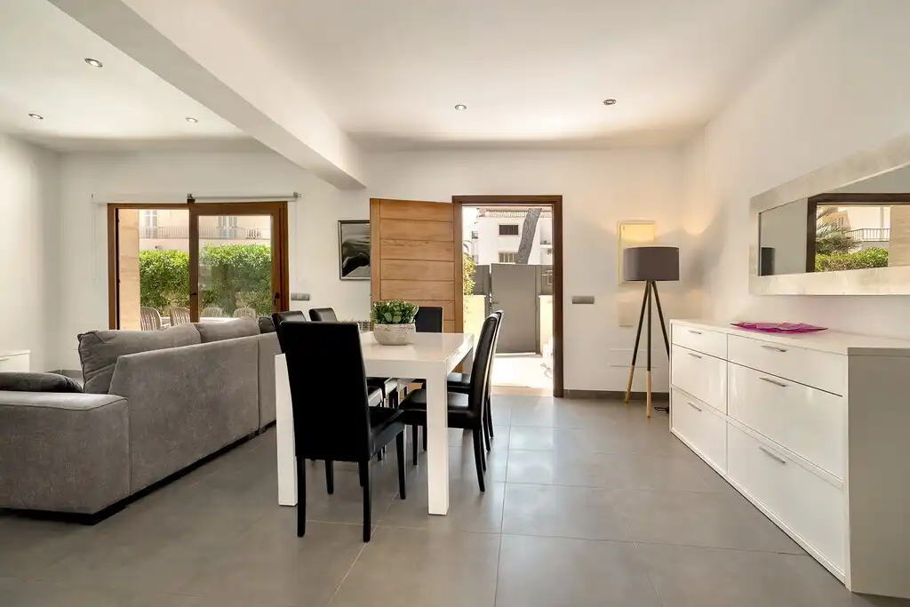 Esszimmer von Wohnungen zum Verkauf in Santa Margalida mit Klimaanlage, Heizung und Terrasse