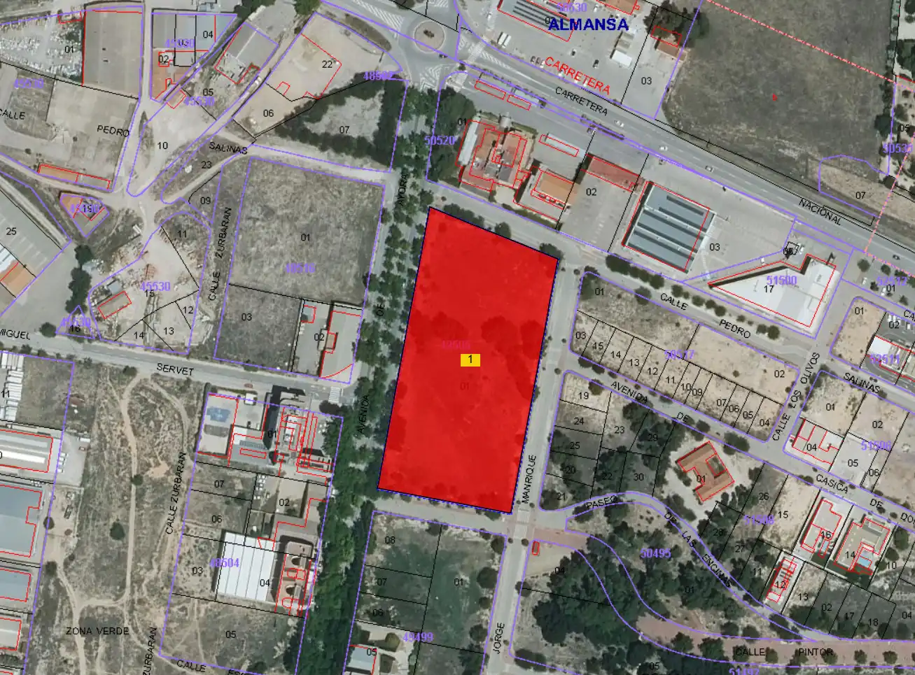 Terreno residencial en venta en Autovía de Alicante 12