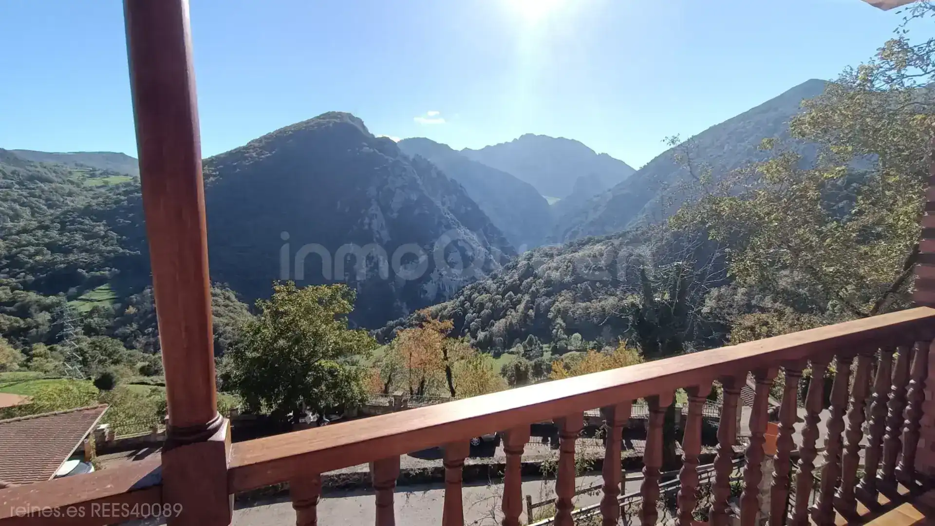 Exterior view of Houses for sale in Peñarrubia  with Heating, Private garden and Furnished