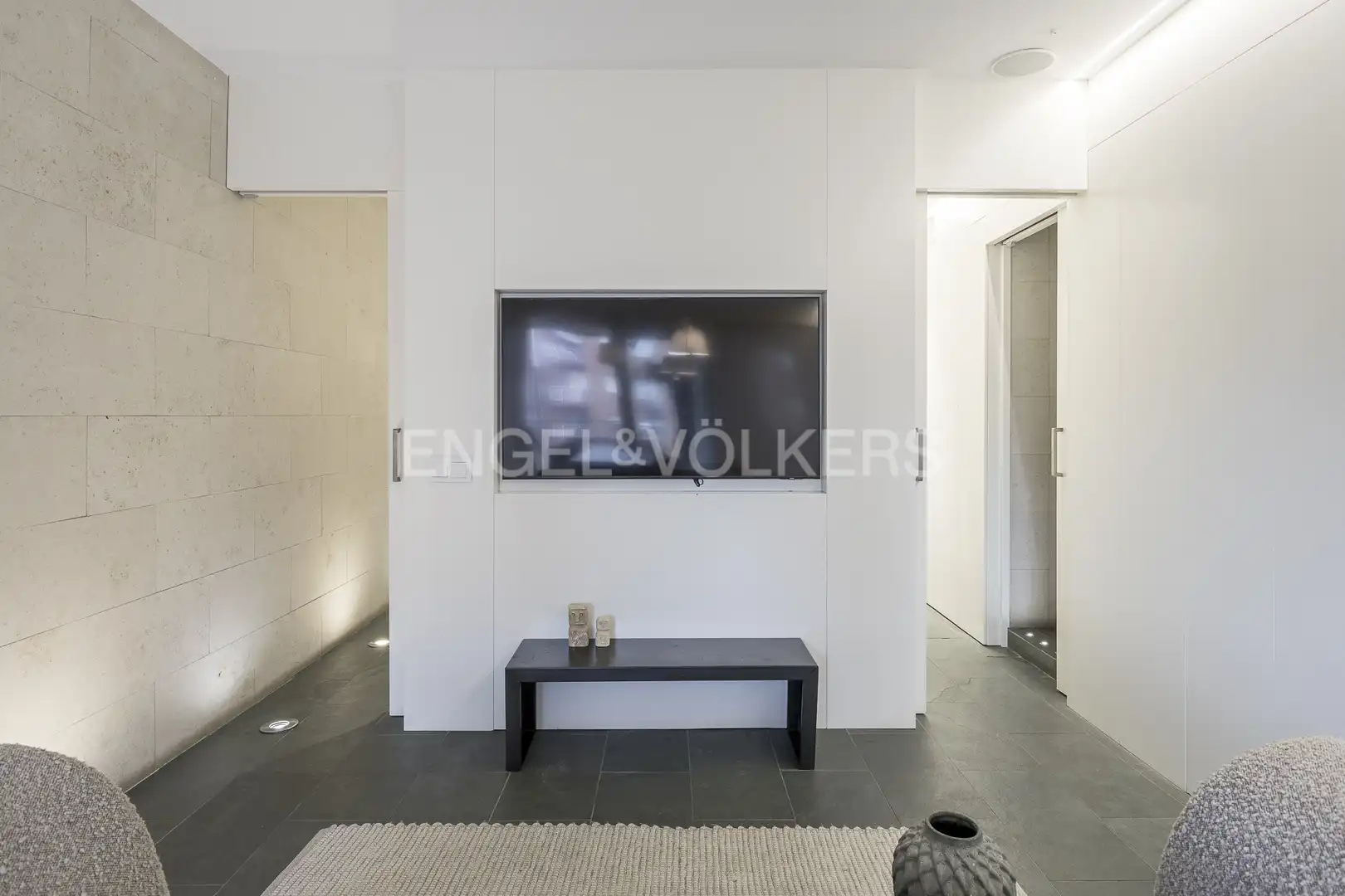 Sala de estar de Piso en venta en Barcelona con Aire acondicionado, Calefacción y Amueblado
