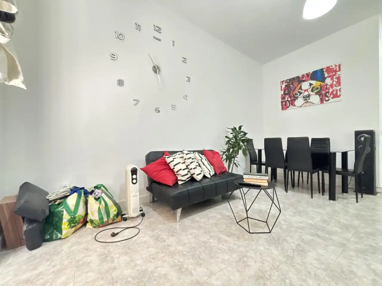 Sala d'estar de Planta baixa de lloguer en Madrid