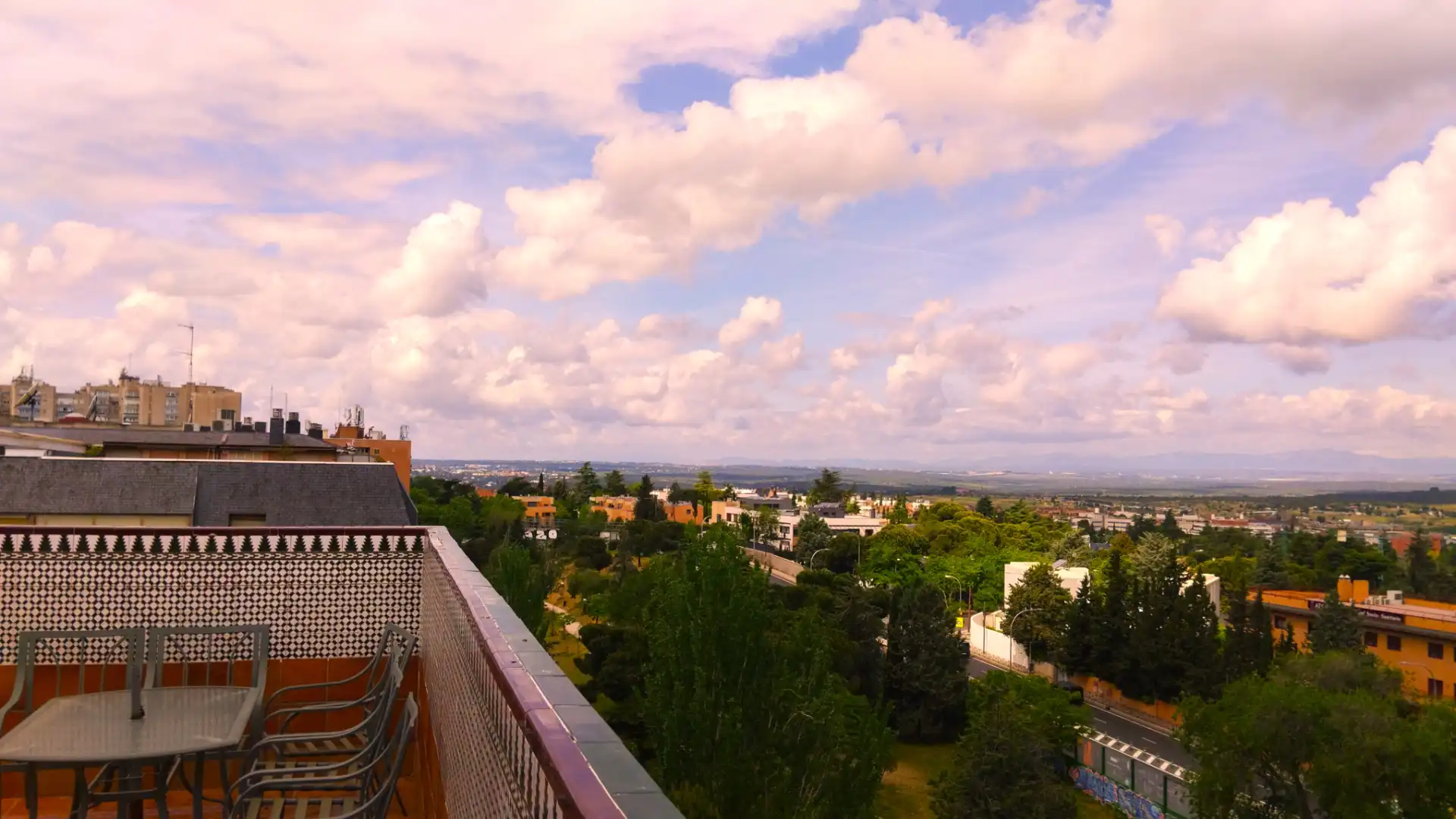 Exterior view of Duplexes for sale in Madrid  with Heating, Parquet flooring and Terrace