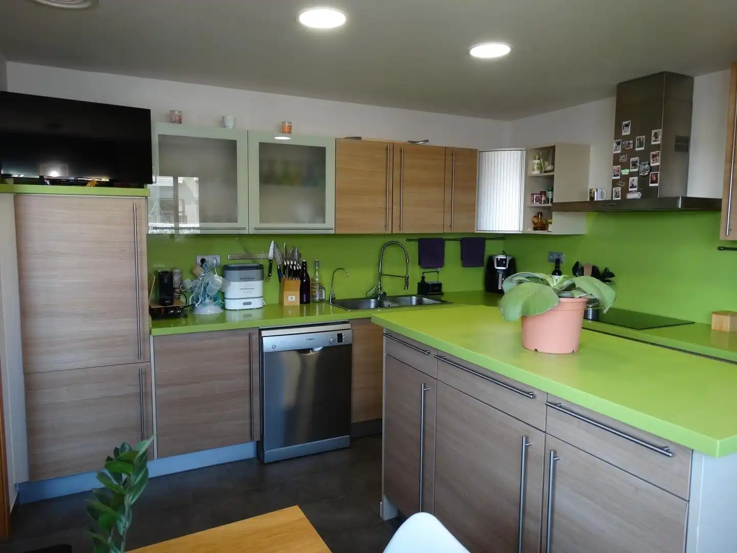 Cocina de Casa adosada en venta en L'Aldea con Jardín privado, Terraza y Trastero