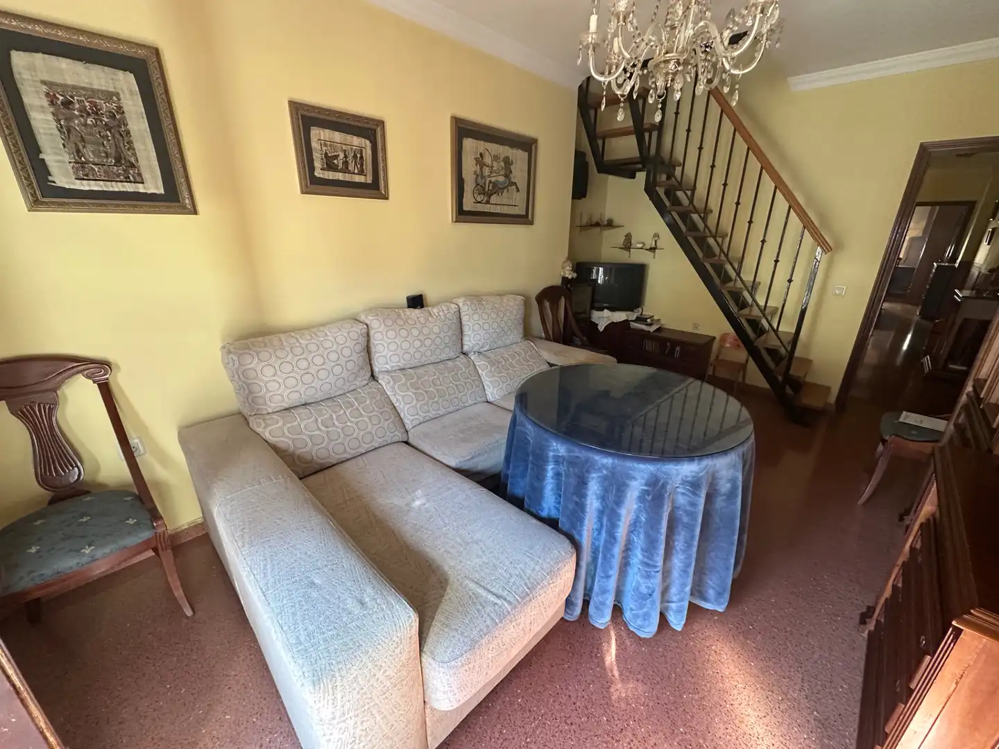Sala de estar de Dúplex en venta en Antequera con Amueblado y Balcón
