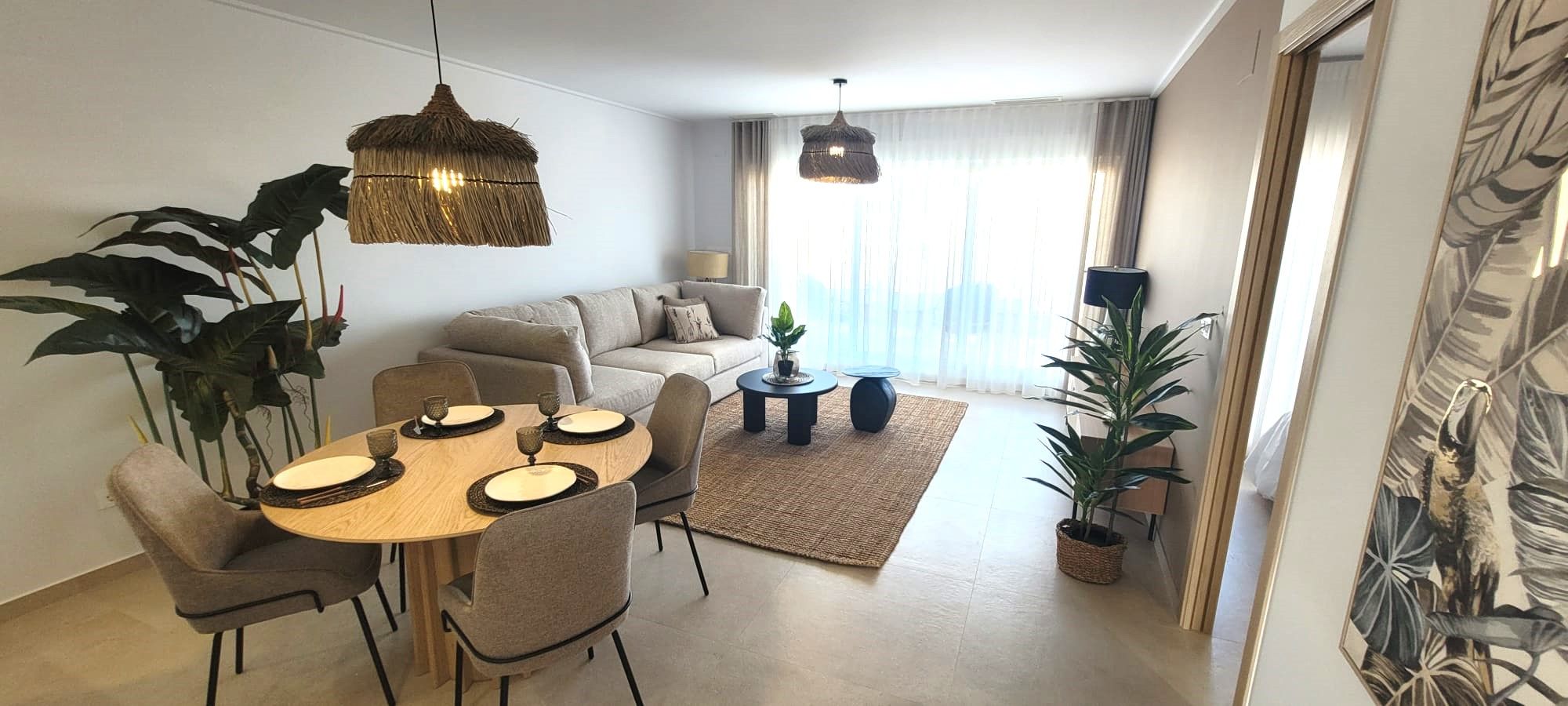 Sala d'estar de Apartament en venda en Guardamar del Segura amb Aire condicionat, Calefacció i Jardí privat