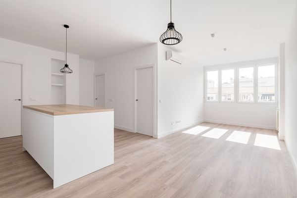 Kitchen of Flat for sale in  Madrid Capital  with Air Conditioner, Heating and Community pool