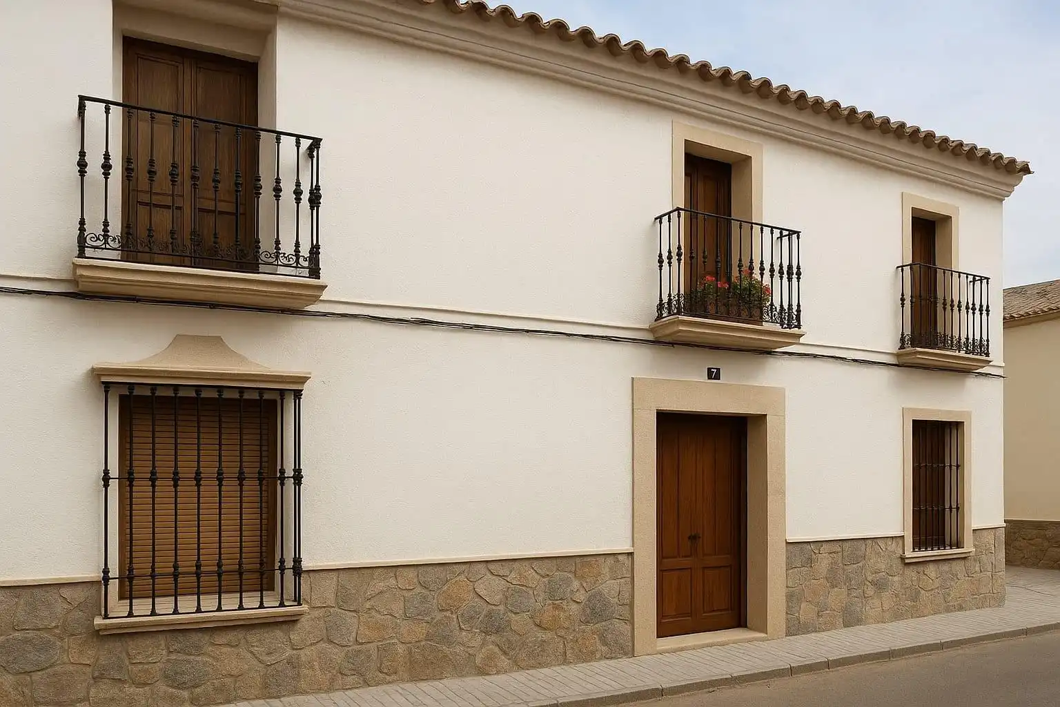 Vista exterior de Casa o chalet en venta en Mirandilla con Terraza