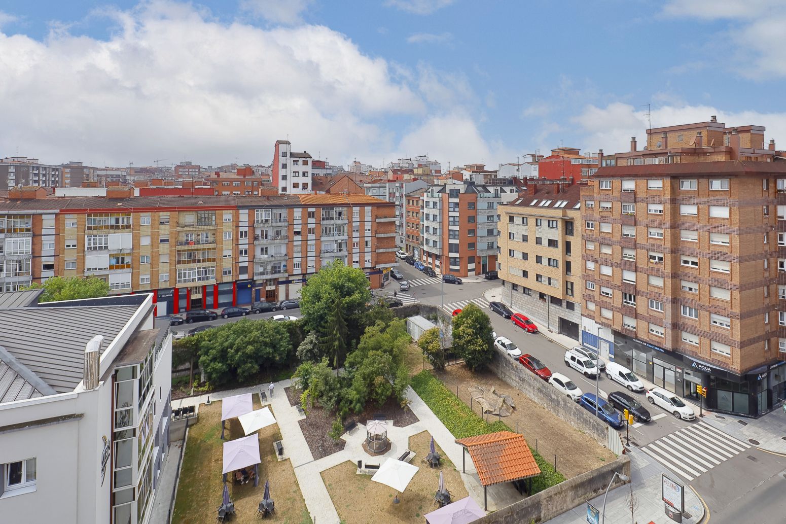 Exterior view of Flat for sale in Gijón   with Heating, Parquet flooring and Terrace
