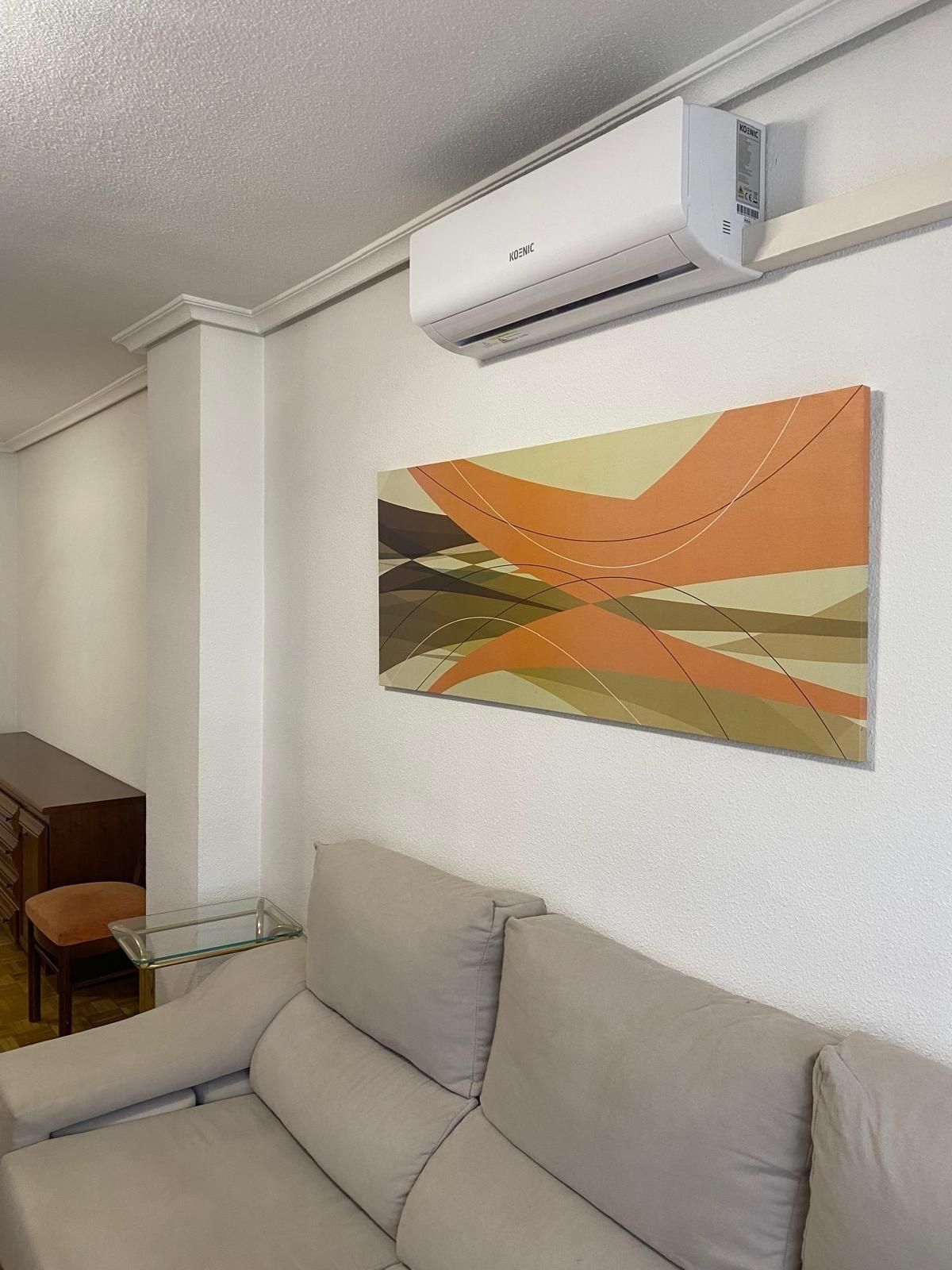 Sala d'estar de Apartament de lloguer en Getafe amb Aire condicionat, Calefacció i Parquet