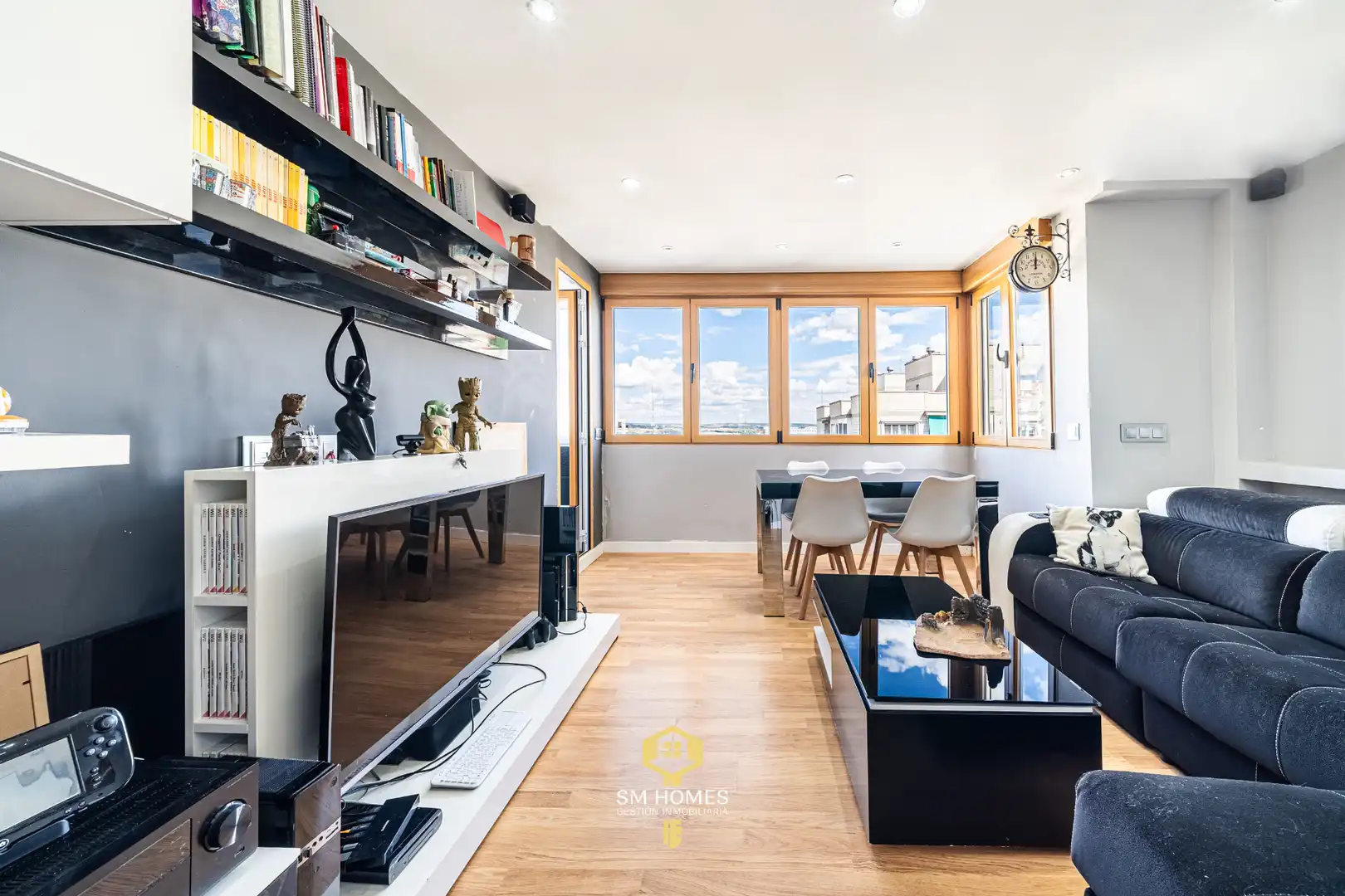 Wohnzimmer von Wohnung zum Verkauf in Coslada mit Klimaanlage, Heizung und Terrasse