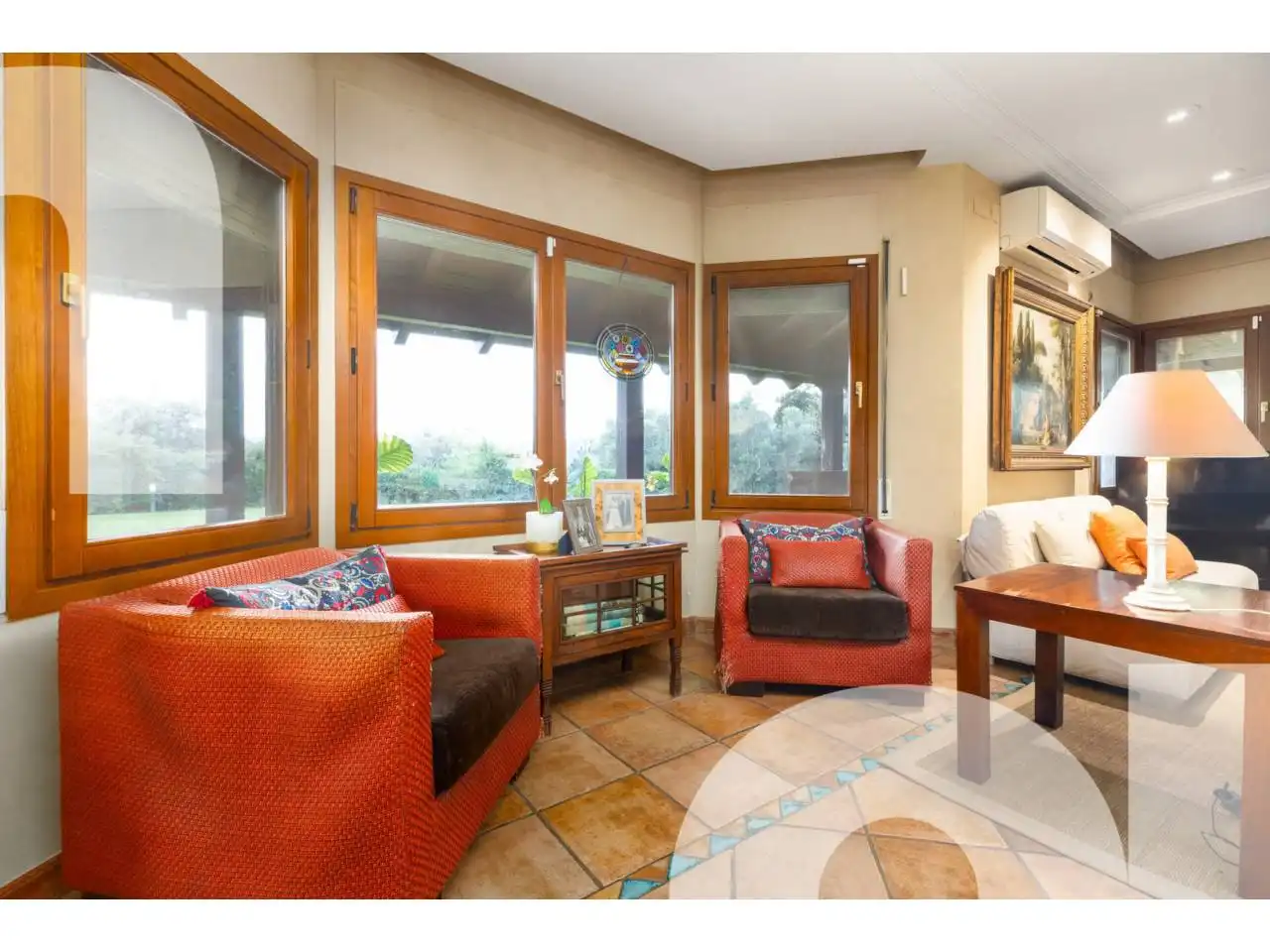 Sala de estar de Casa o chalet de alquiler en Santa Eulàlia de Ronçana con Calefacción, Jardín privado y Terraza