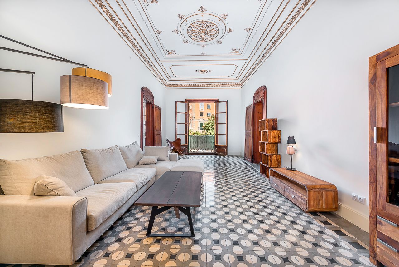 Sala d'estar de Apartament en venda en  Palma de Mallorca amb Aire condicionat