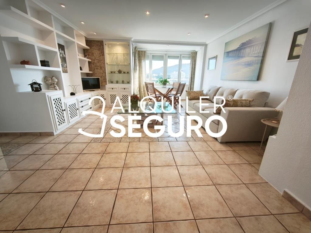 Living room of Flat to rent in Alicante / Alacant  with Air Conditioner and Furnished