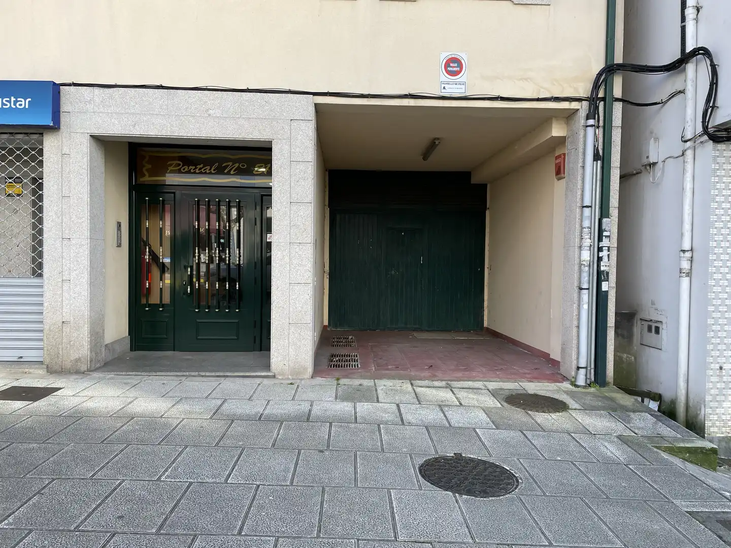 Vista exterior de Garaje en venta en Fene