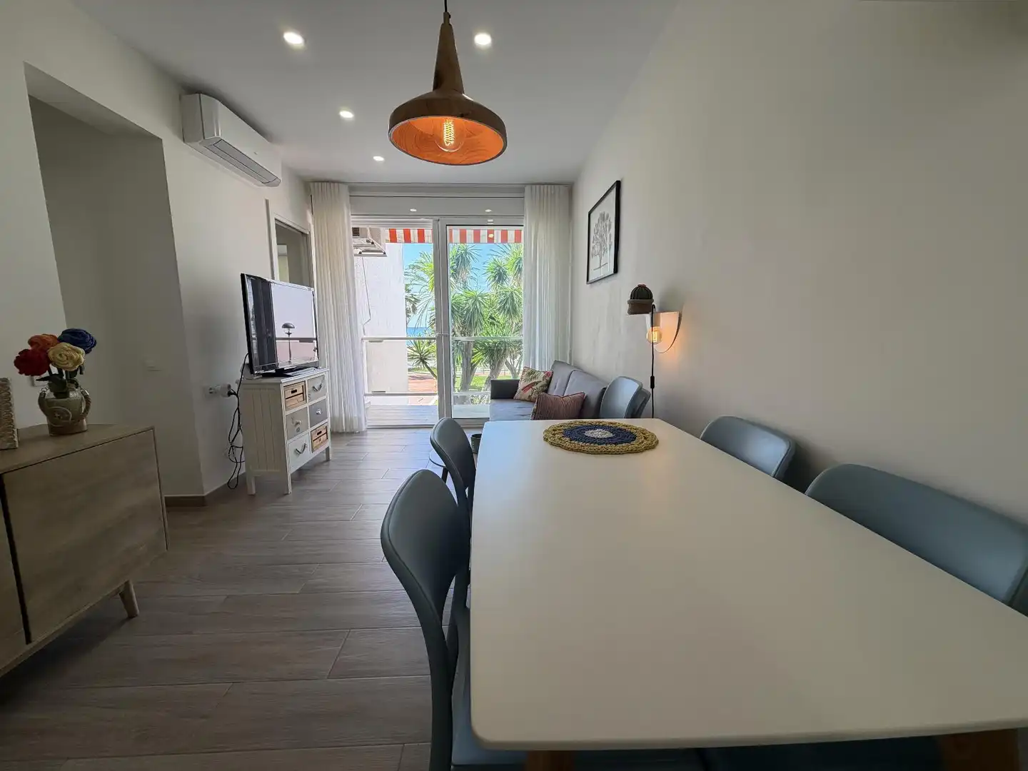 Esszimmer von Wohnungen zum Verkauf in El Vendrell mit Klimaanlage, Heizung und Terrasse