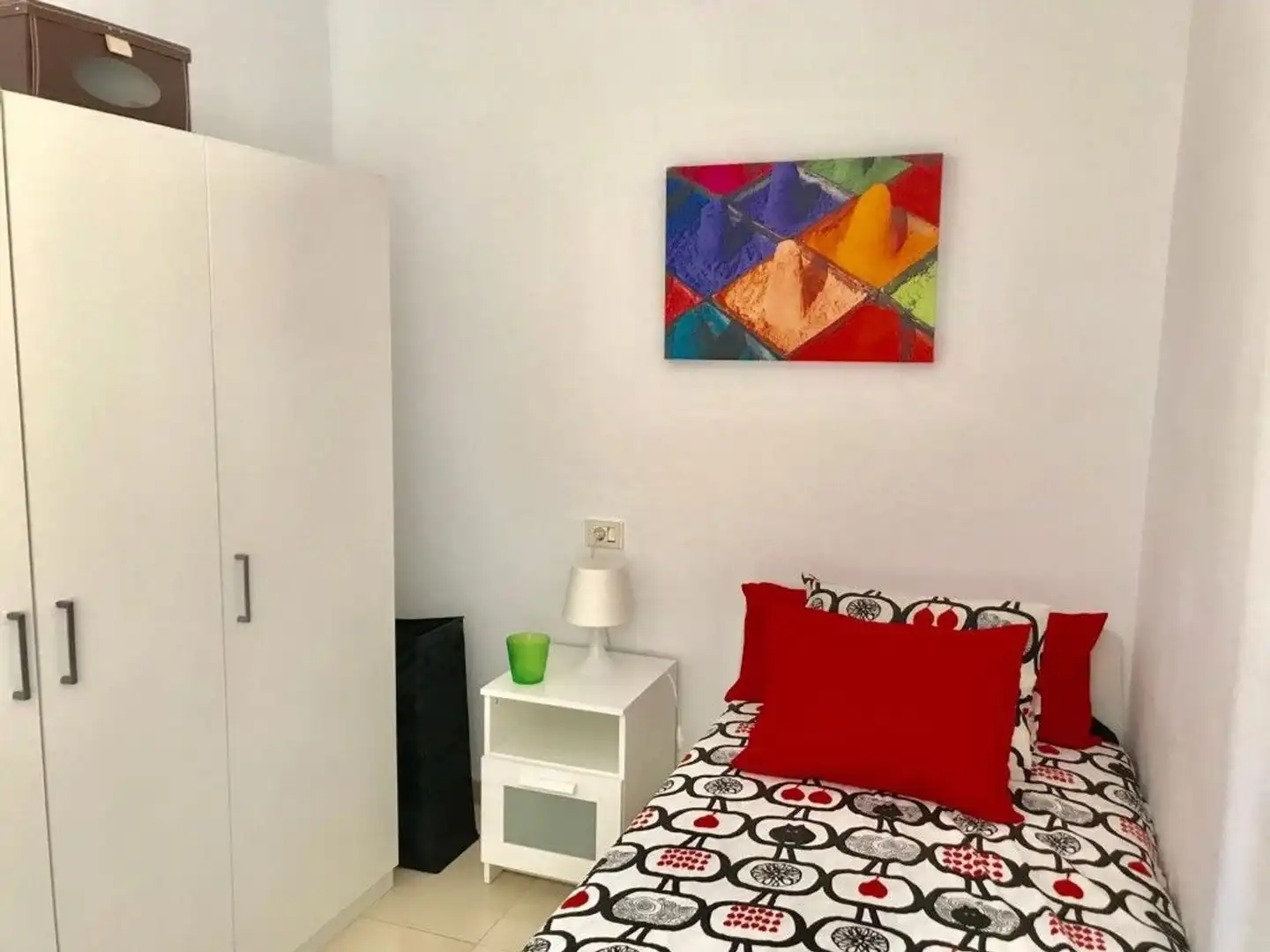 Bedroom of Flat for rent in Castellón de la Plana / Castelló de la Plana  with Private garden, Terrace and Furnished