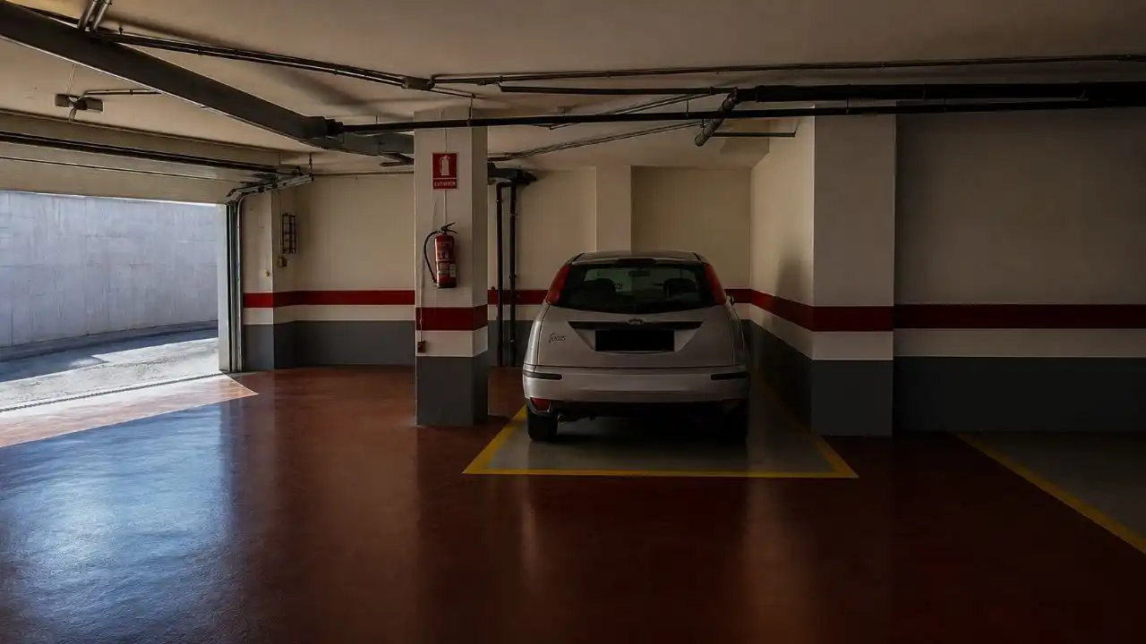 Parking of Flat for sale in Dénia  with Air Conditioner and Heating