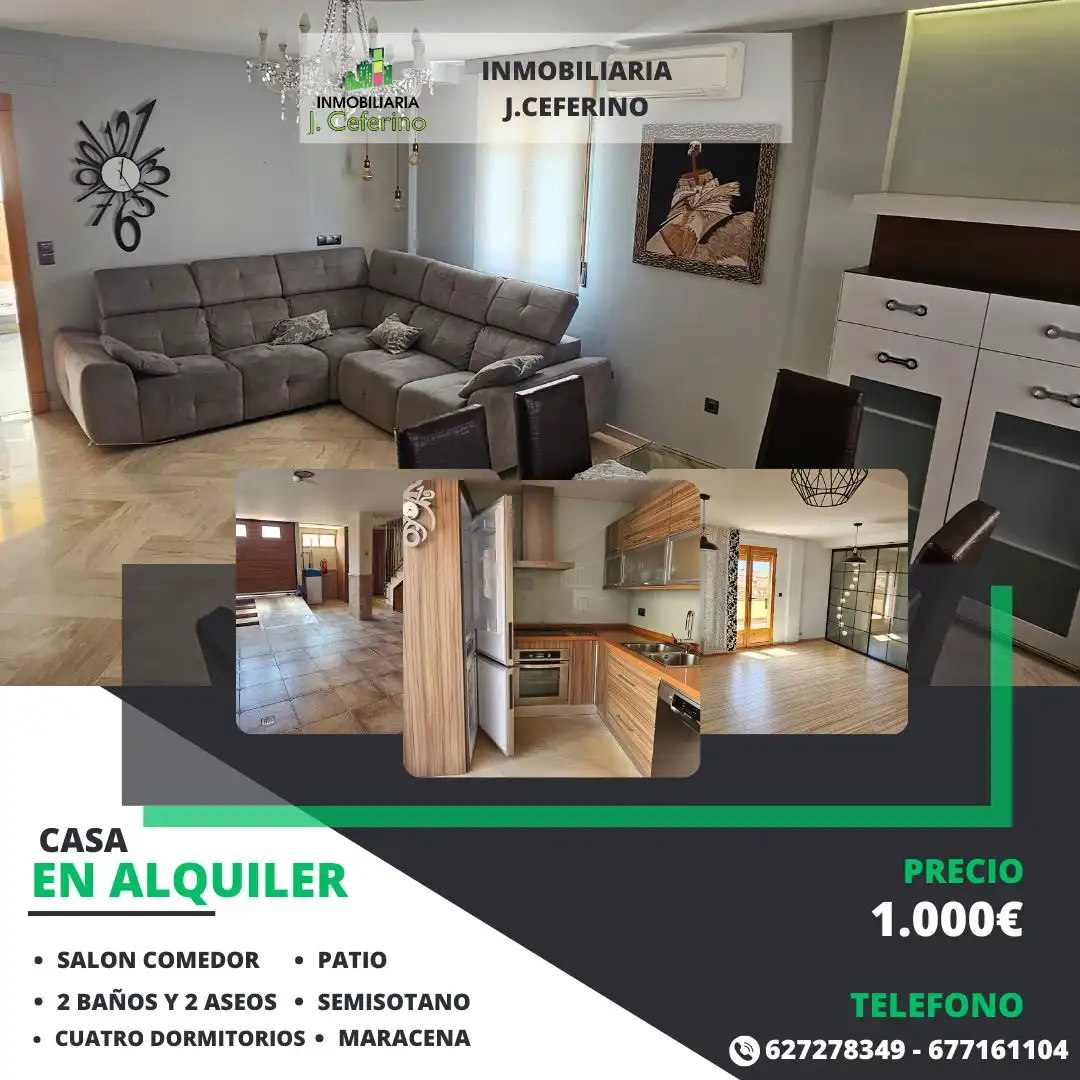 Sala de estar de Casa o chalet de alquiler en Maracena con Aire acondicionado, Terraza y Amueblado